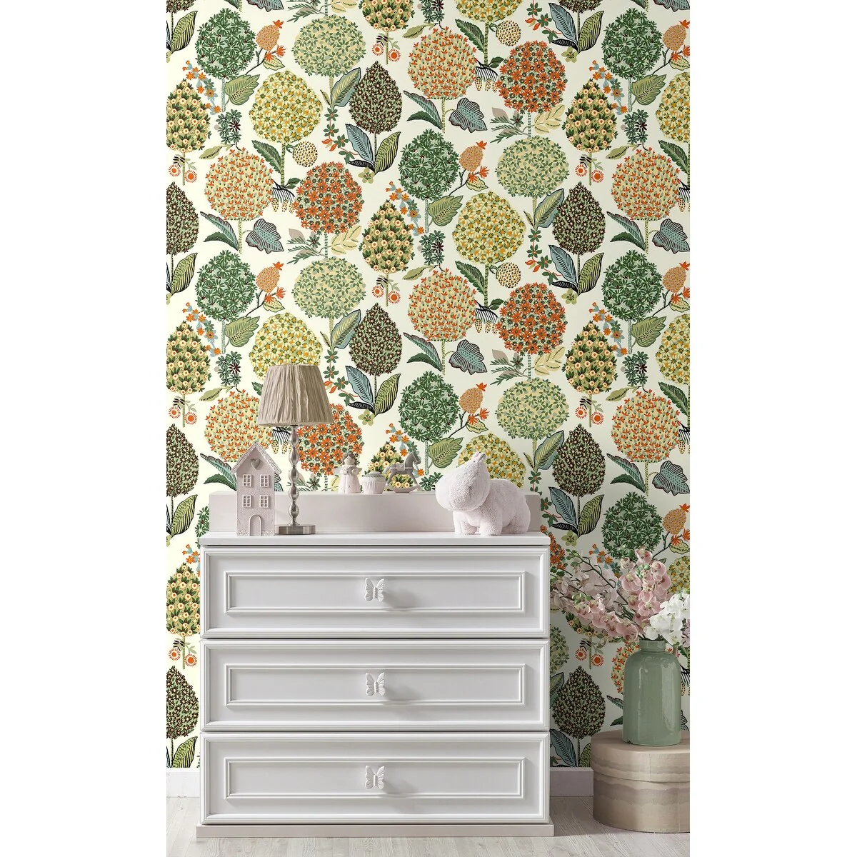 NextWall Blooming Bulbs Peel and Stick Wallpaper