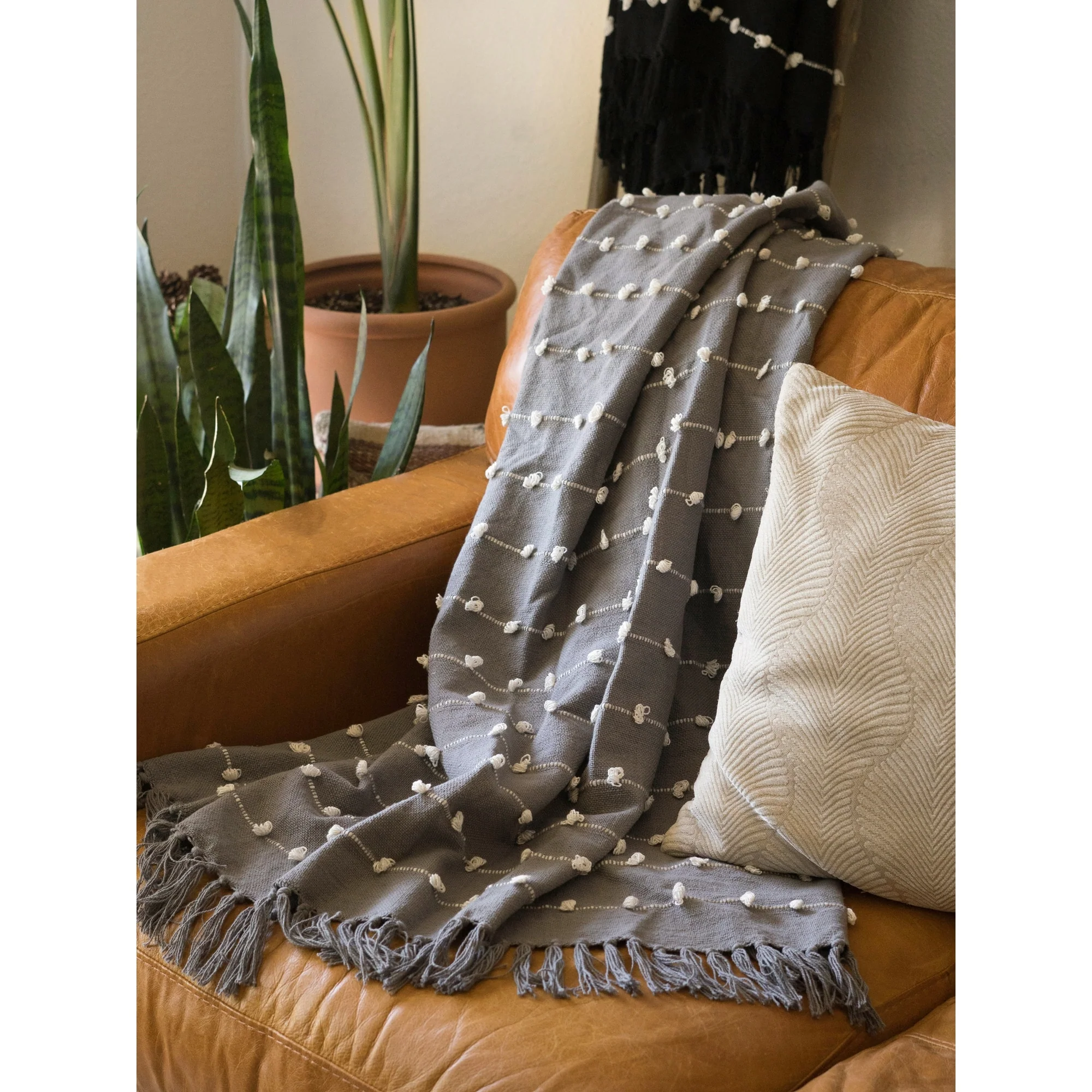 DII Woven Loop Throw