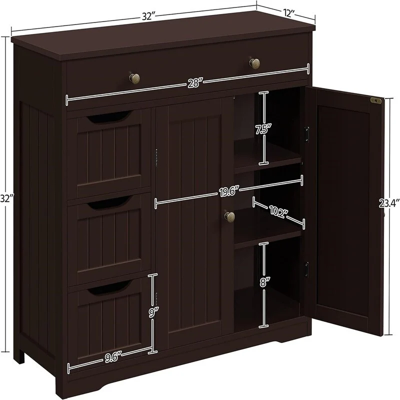 Bathroom Free-Standing Floor Cabinet