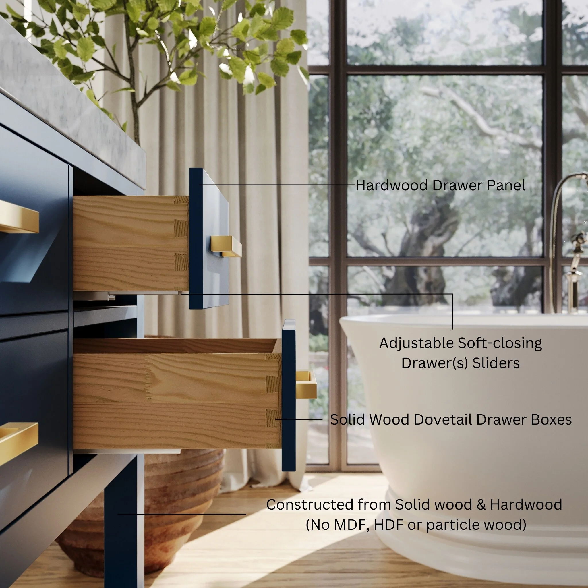 Ancerre Designs Elizabeth Bathroom Vanity Set