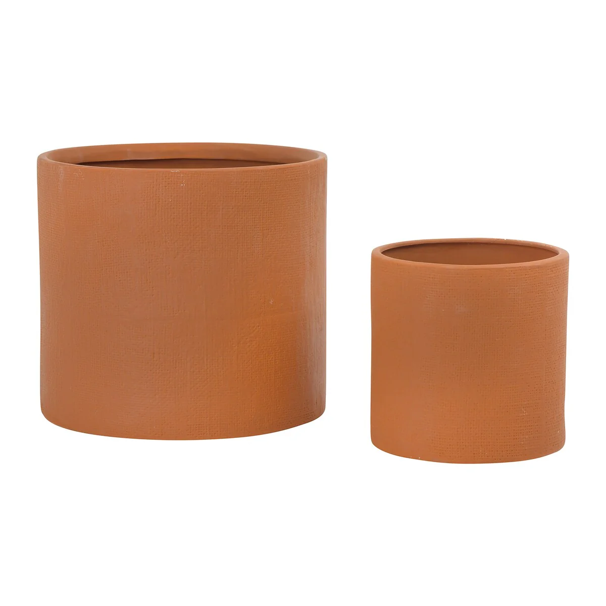 Stoneware Planters, Set of 2