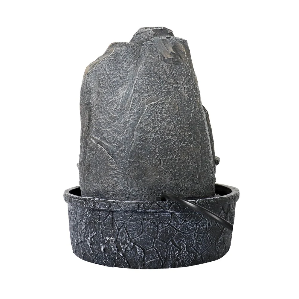 Cascading Fountain w/Light & Ball Indoor Waterfall Fountain for Home