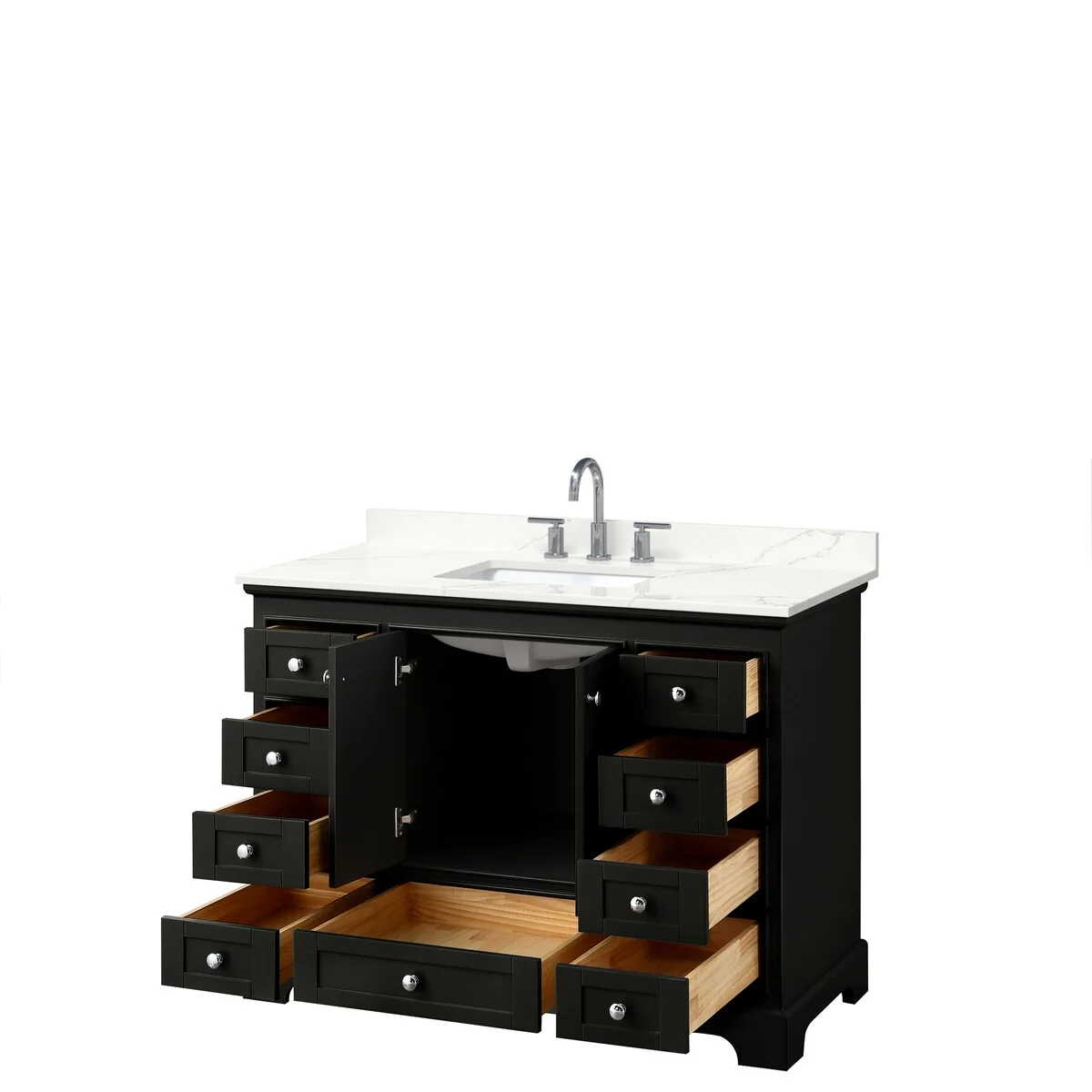Deborah 48-inch Single Vanity, Quartz Top