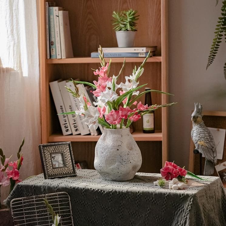 RusticReach Artificial Gladiolus Flower Stem