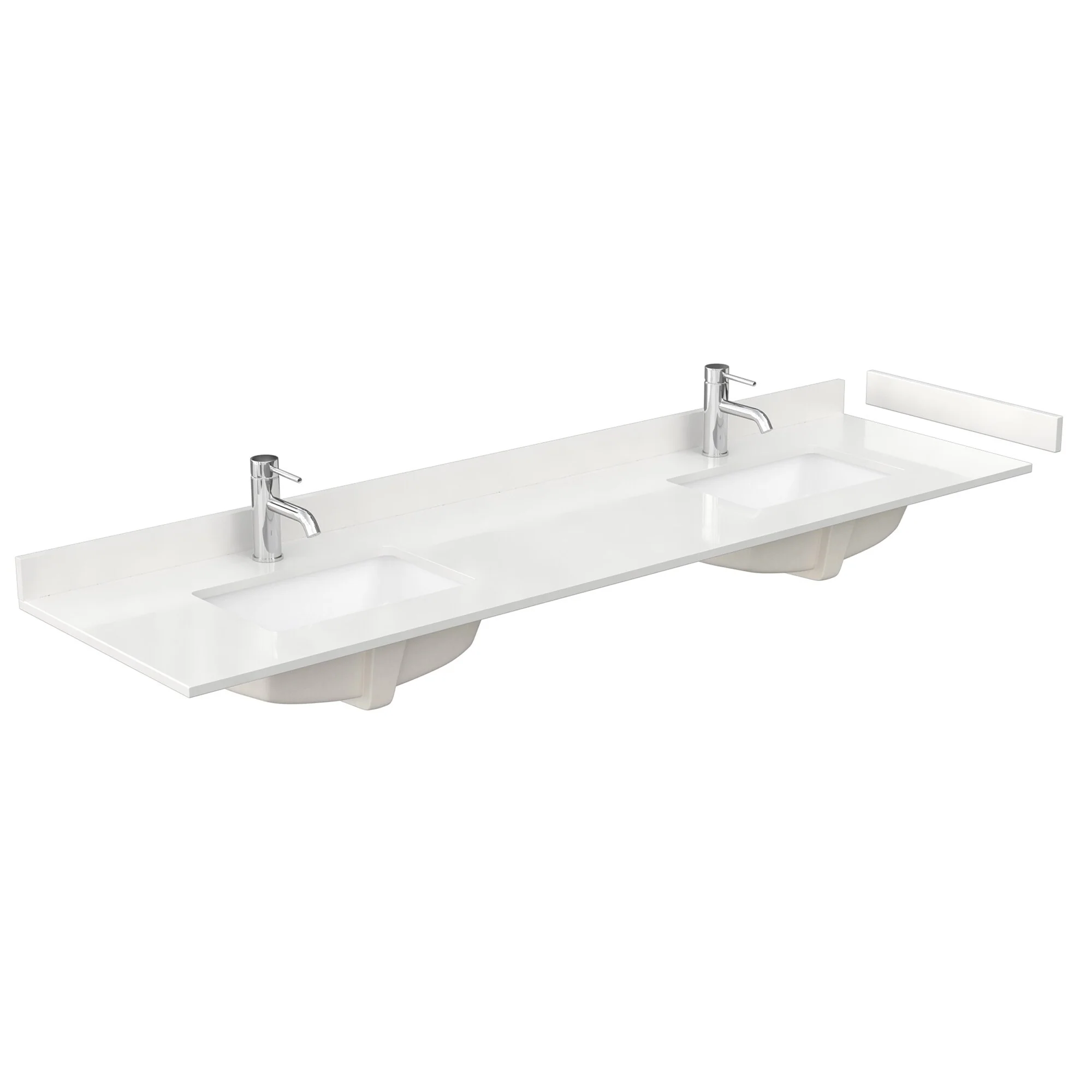 Avery 80-inch Double Vanity, Quartz Top