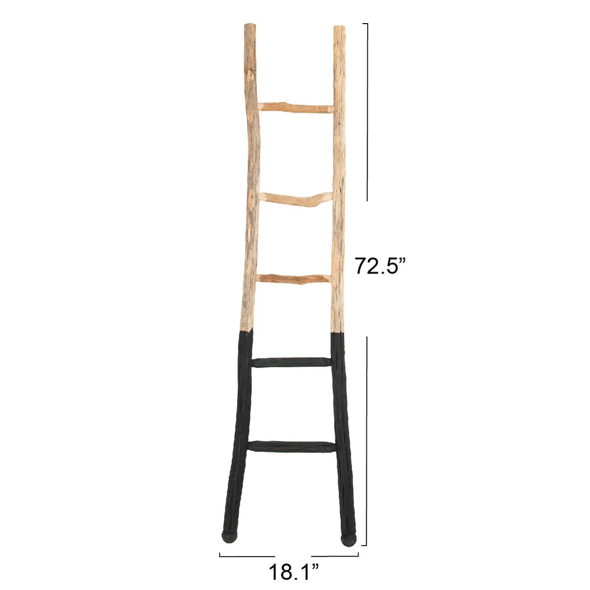 Solid Wood Decorative Blanket Ladder,