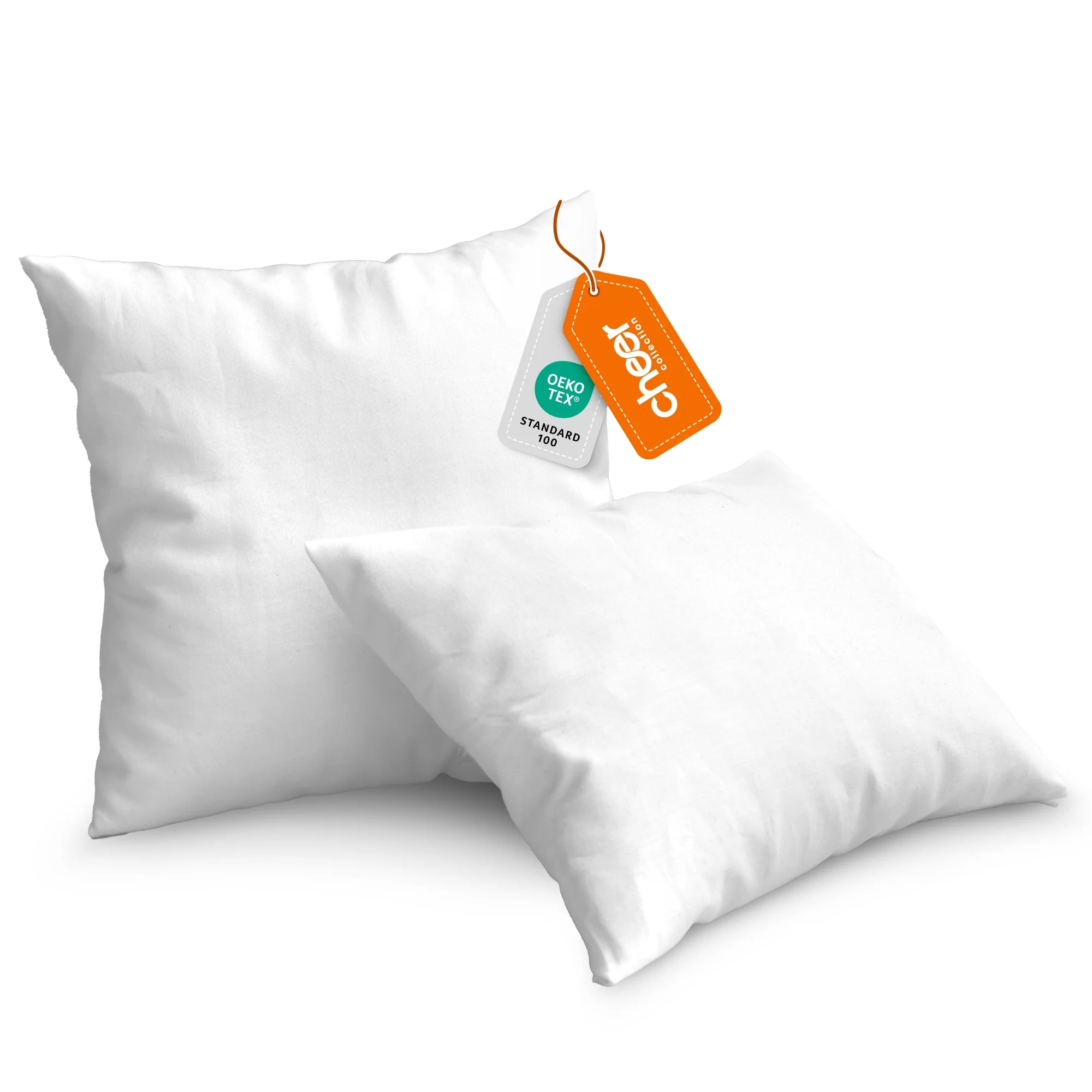 Cheer Collection Set of 2 Soft and Plush Throw Pillows