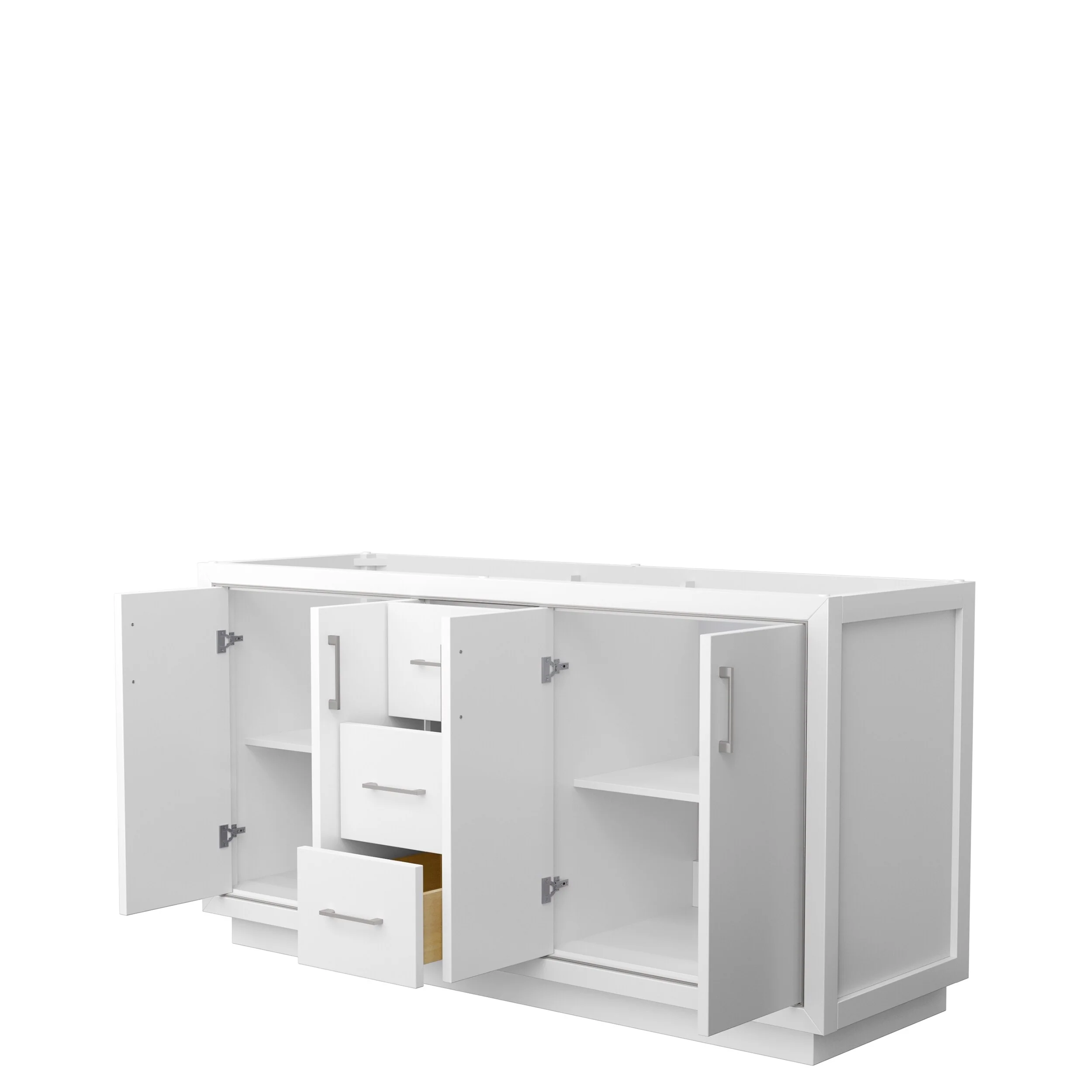 Icon Double Bathroom Vanity Cabinet, No Mirror