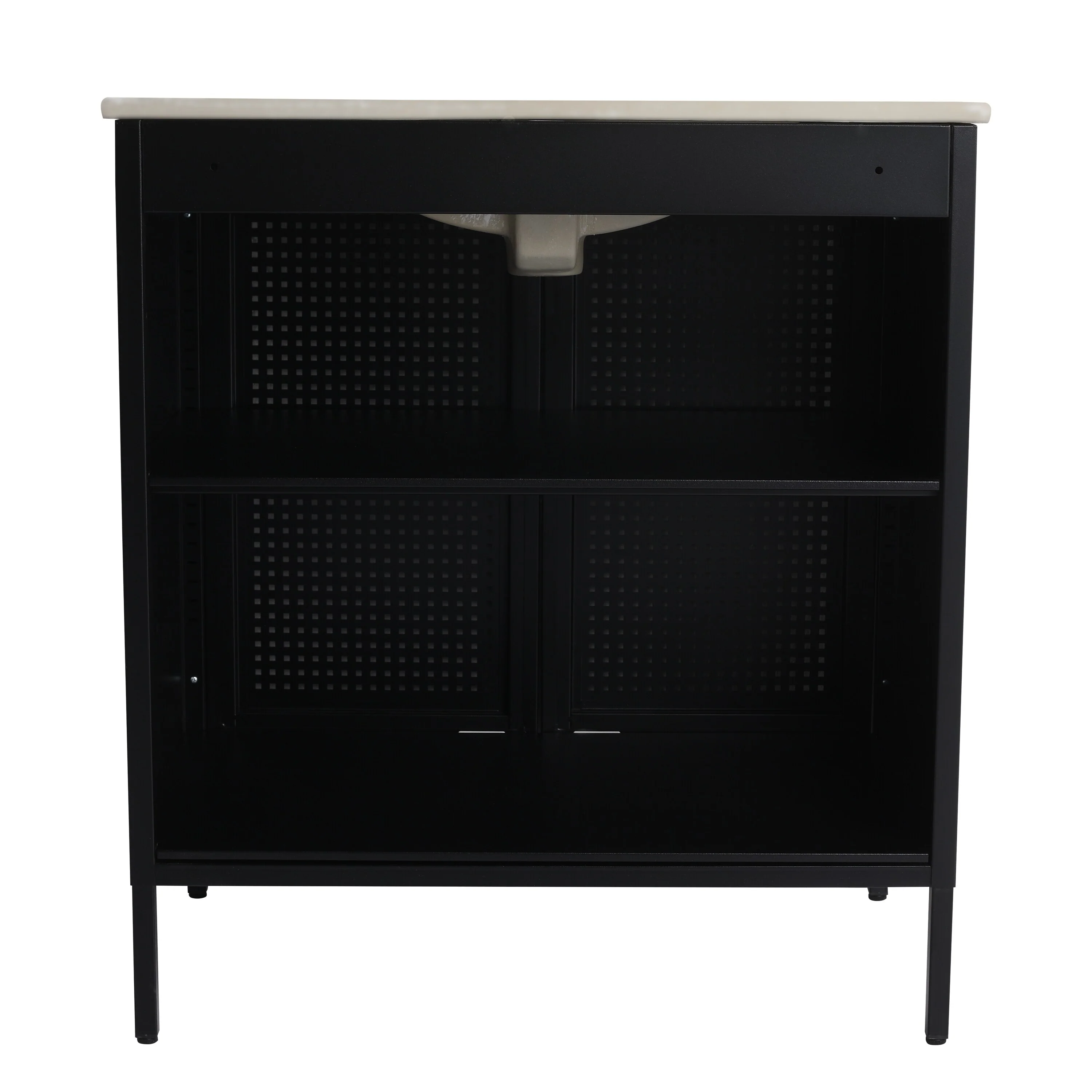 Bathroom Vanity With Sink In 30 Inch, Freestanding Bathroom Vanity With Soft Close Door