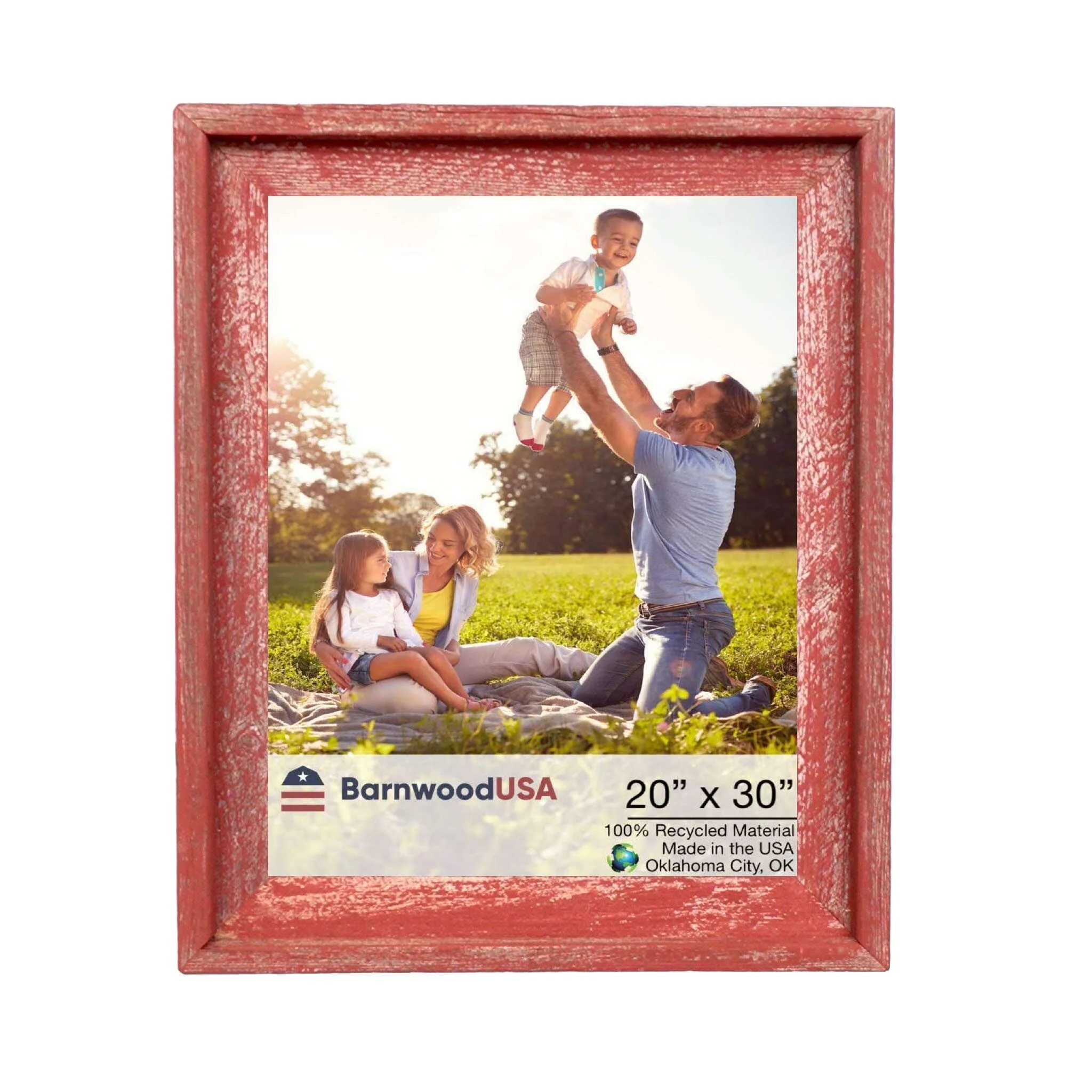 BarnwoodUSA Rustic Farmhouse Signature Wood Picture Frame