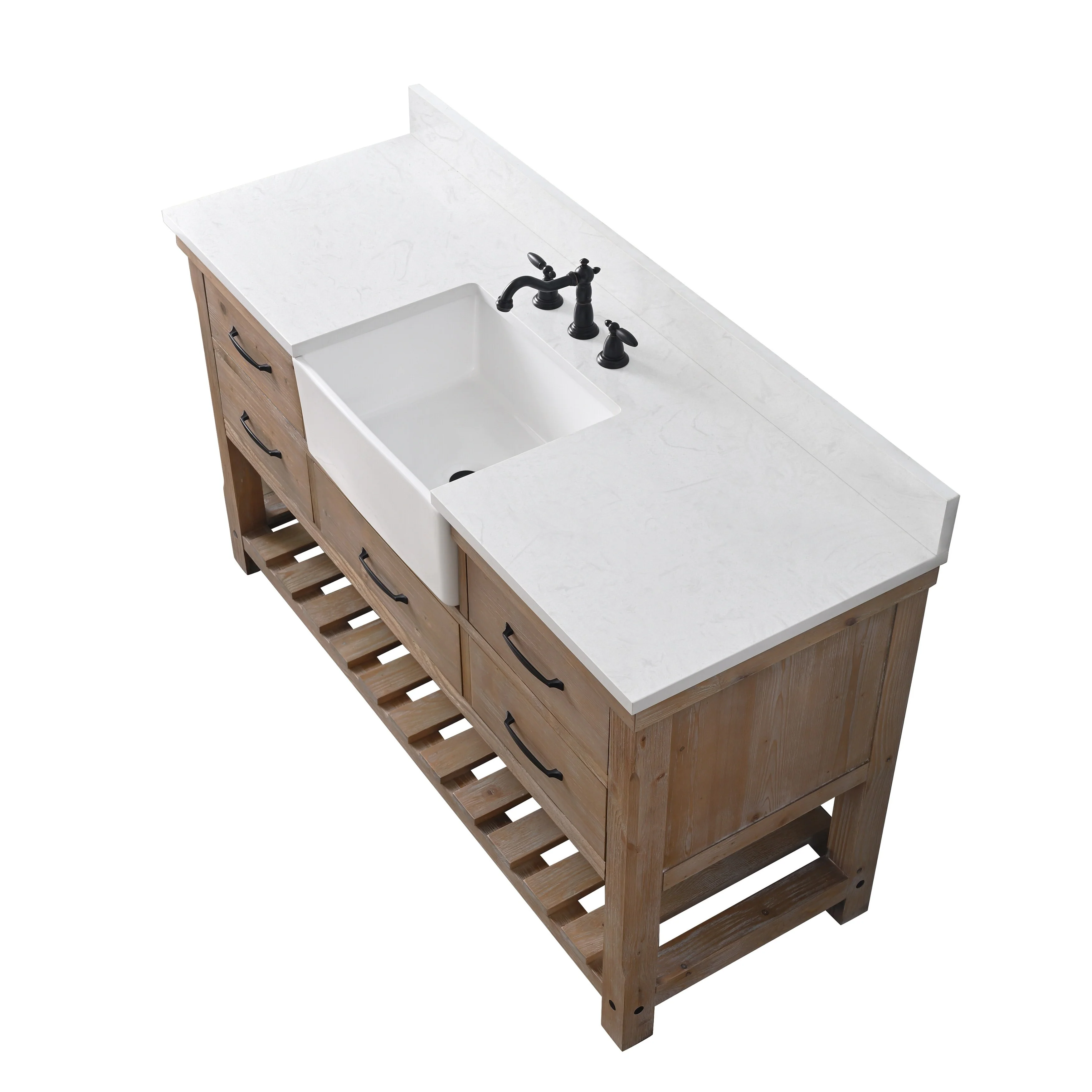 Sudio Design Bathroom Vanity Wesley Weathered Collection.