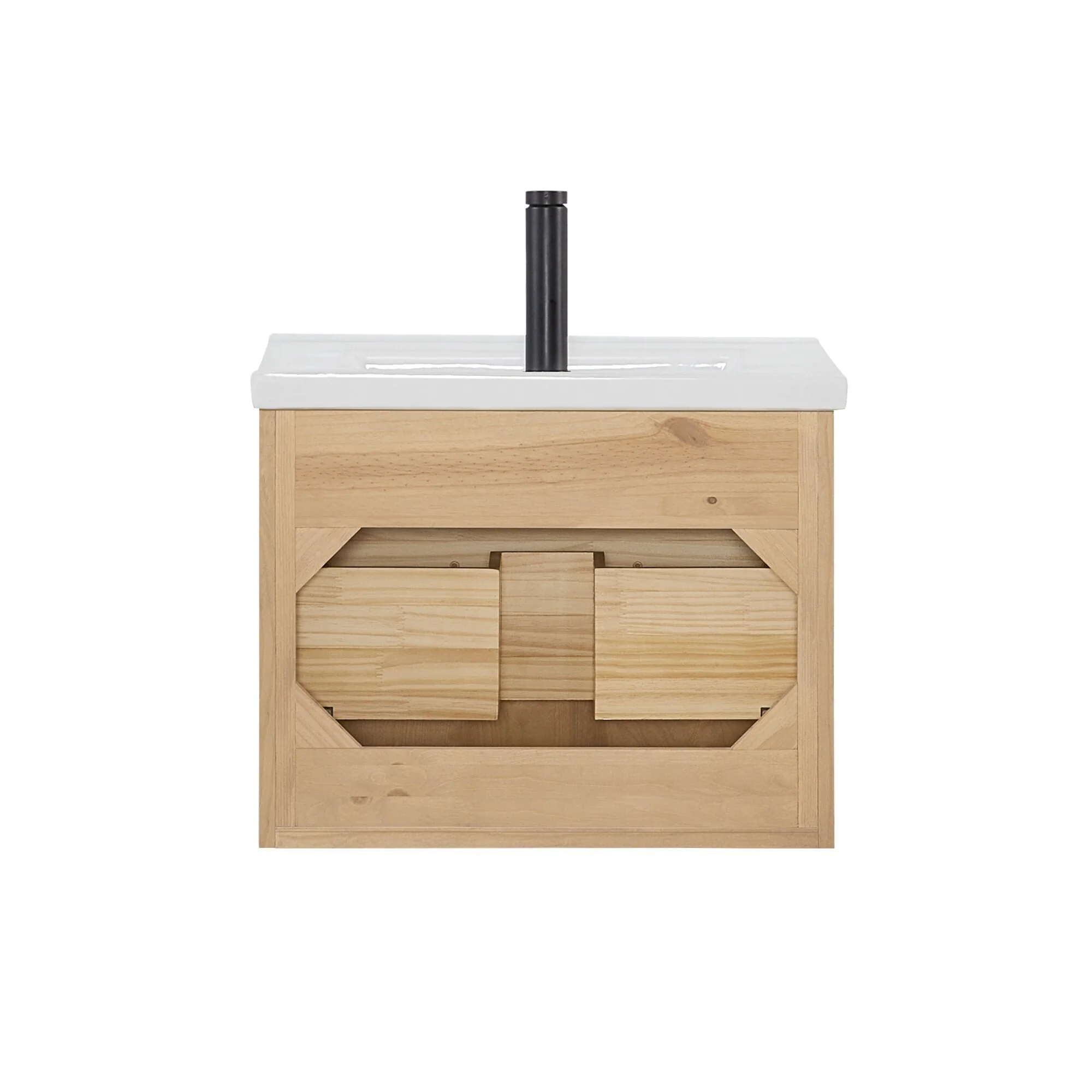Manila Floating Bath Vanity with Ceramic Basin Top without Mirror