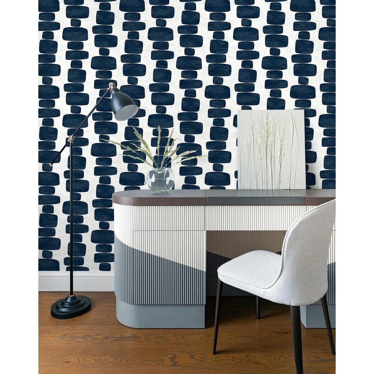Stacy Garcia Home Stripe Block Geometric Peel and Stick Wallpaper