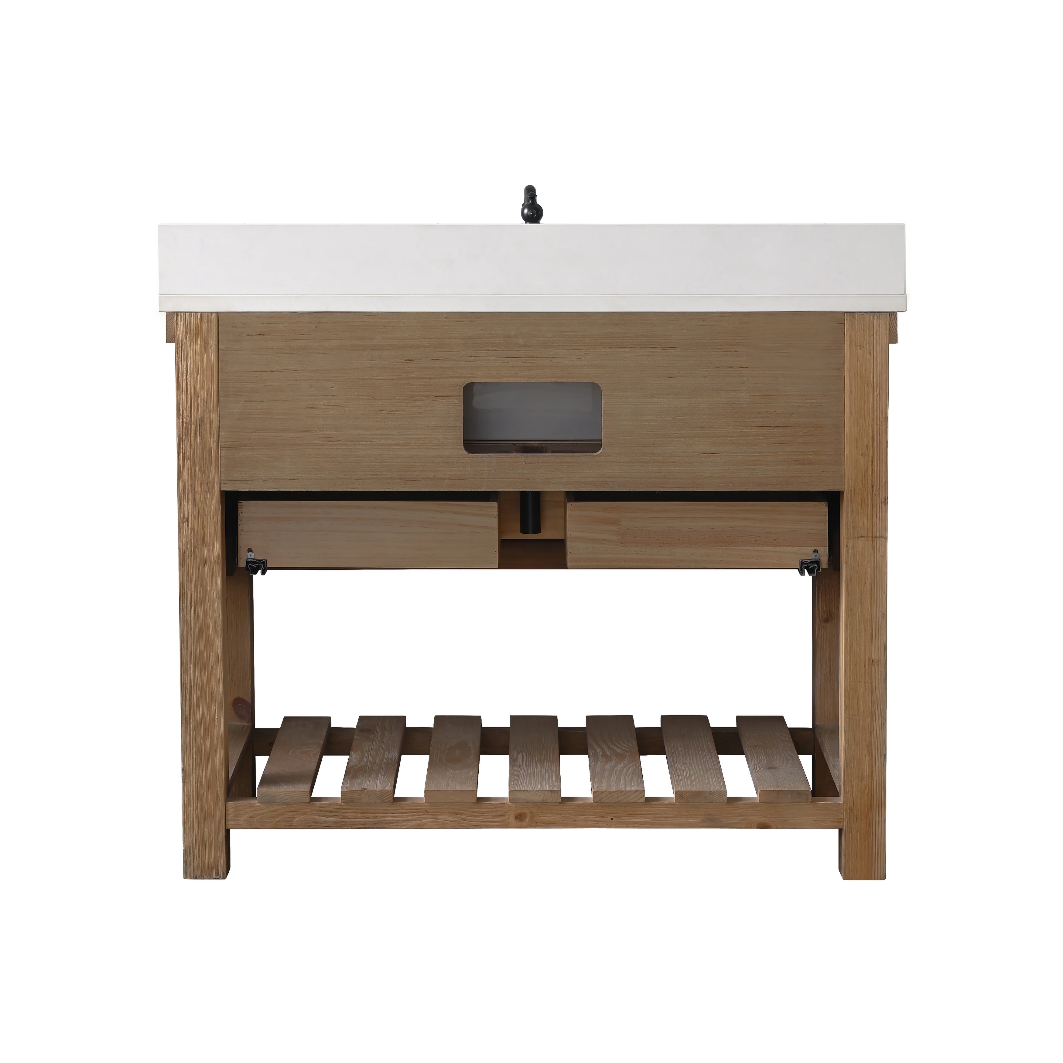 Sudio Design Bathroom Vanity Wesley Weathered Collection.