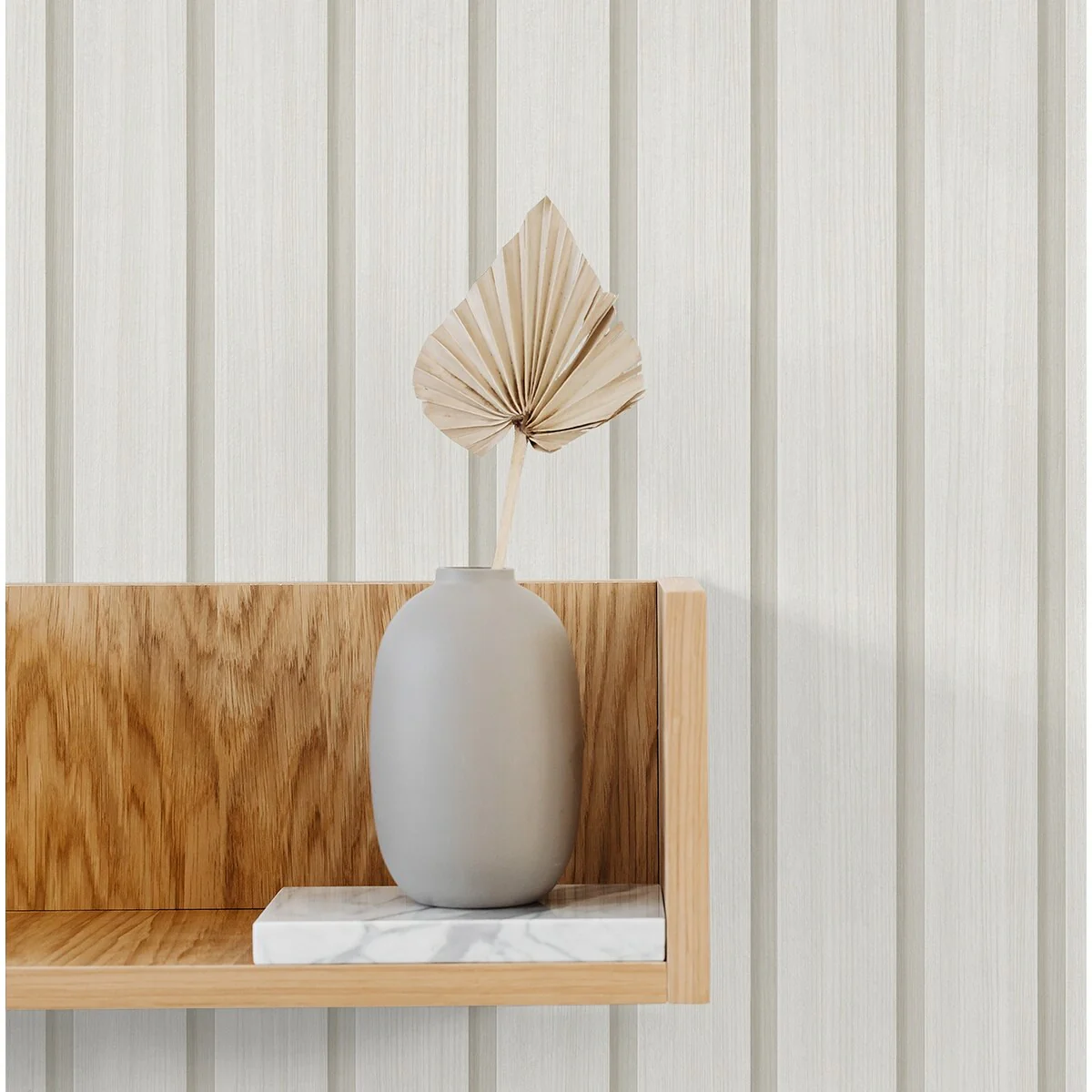 Stacy Garcia Home Faux Wooden Slats Peel and Stick Wallpaper