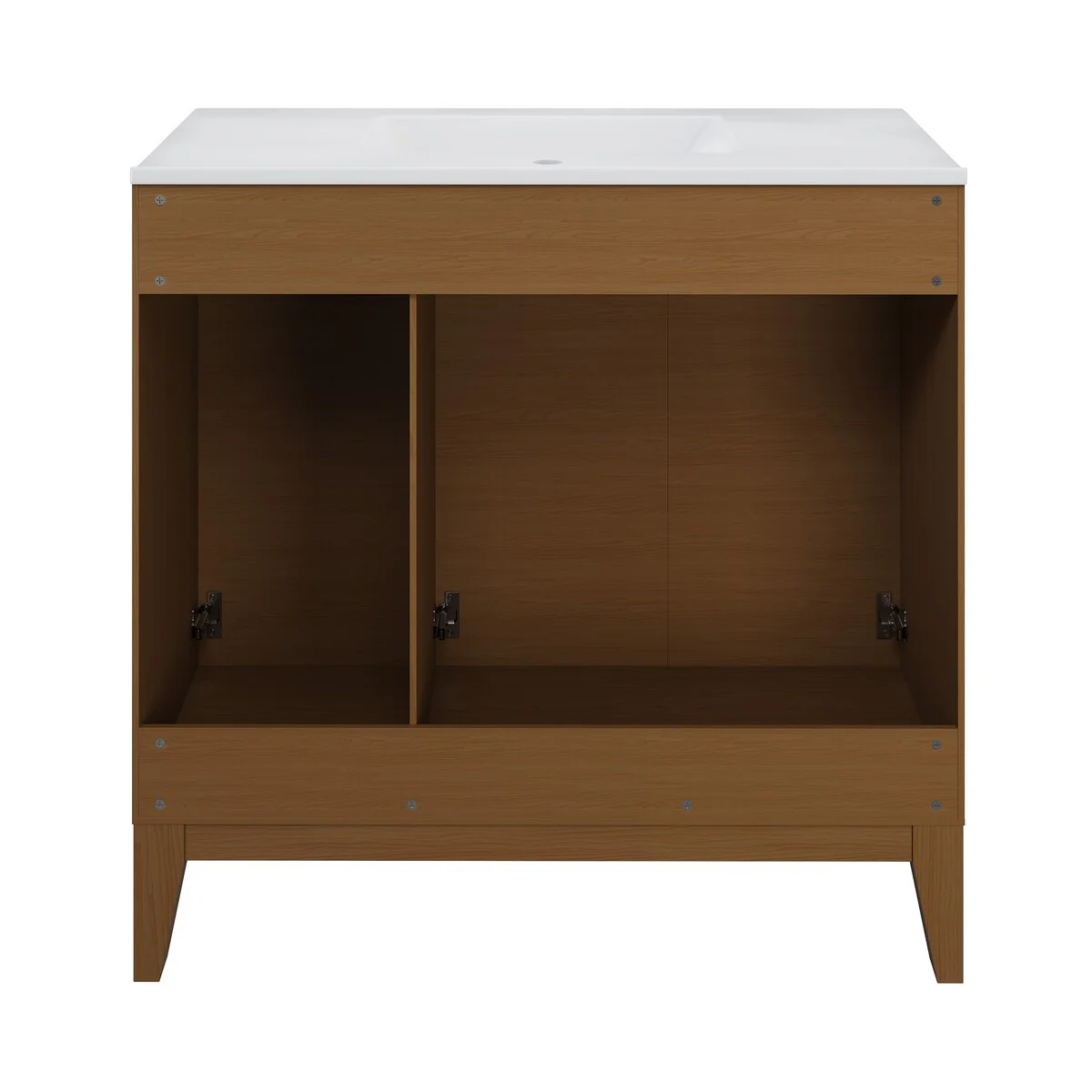 Cascade 36'' Bathroom Vanity In Brown Oak