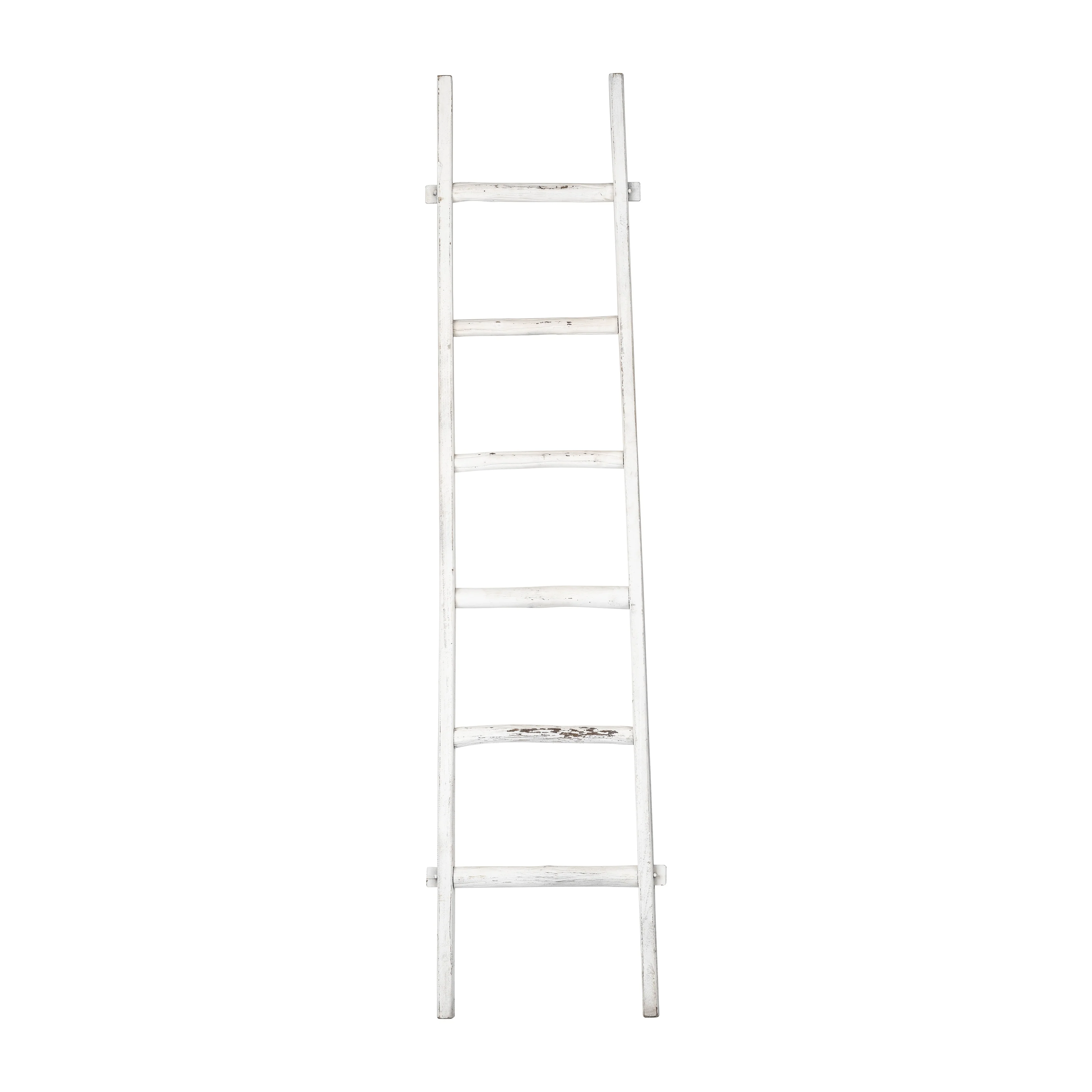 Sagebrook Home Rustic 6ft Tall Blanket Ladder, Decorative Freestanding Ladder For Storage - 19