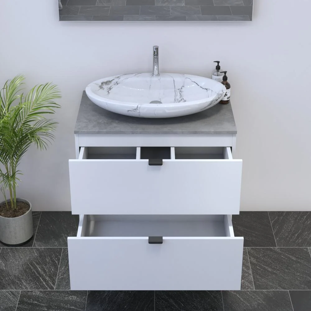 Ines 2S 80 Floating Bathroom Vanity (32