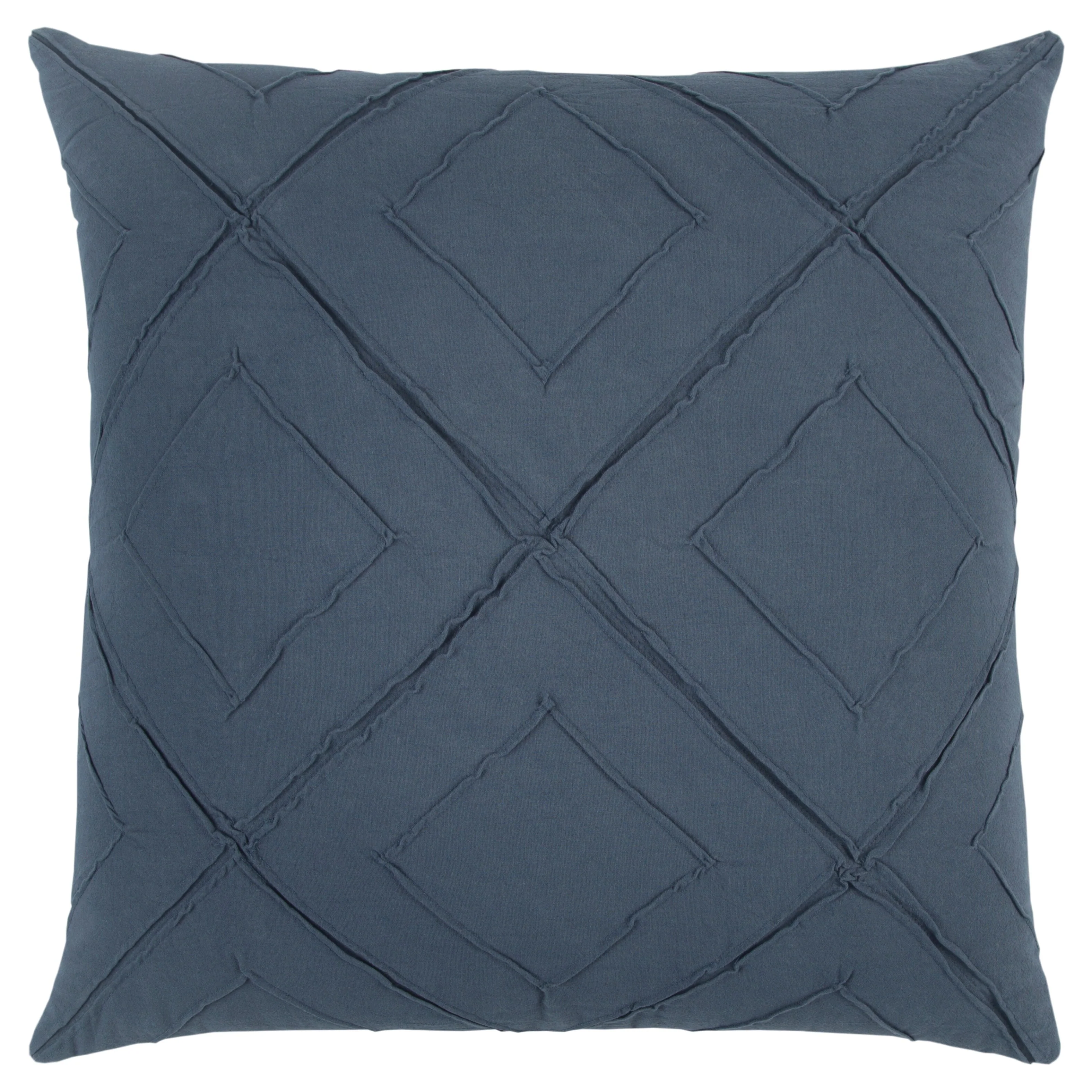 Rizzy Home Diamond Accent Stitched Throw Pillow Cover