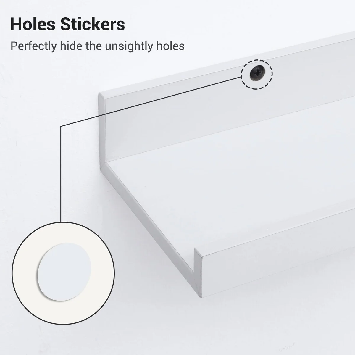 Picture Ledge Shelf, Floating Shelves Wall Mounted Set of 3