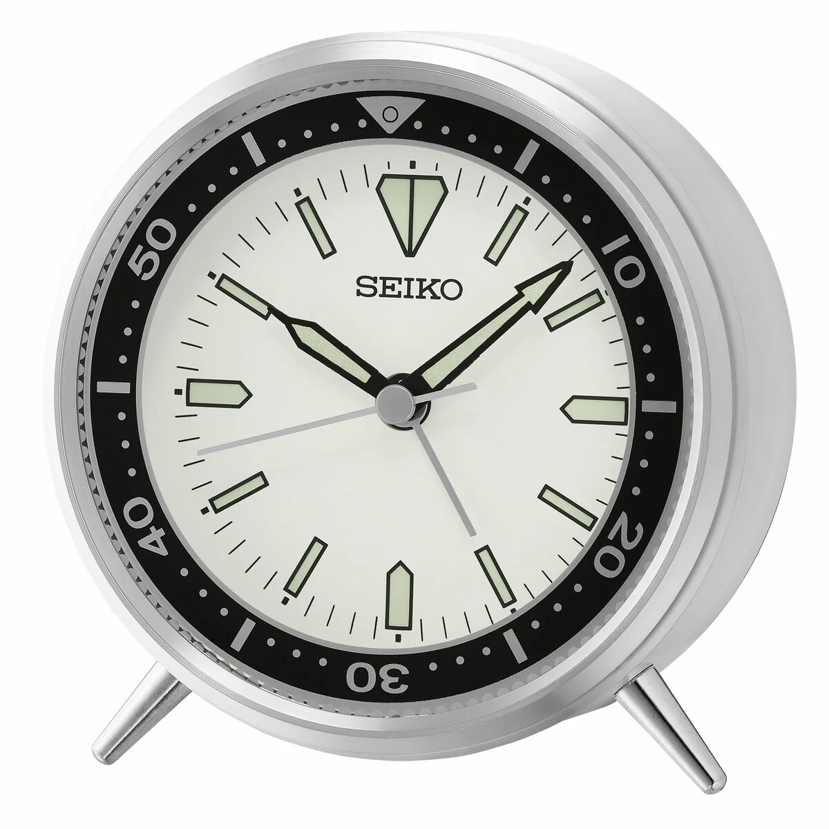 Mai T Alarm Clock, Silver - N/A