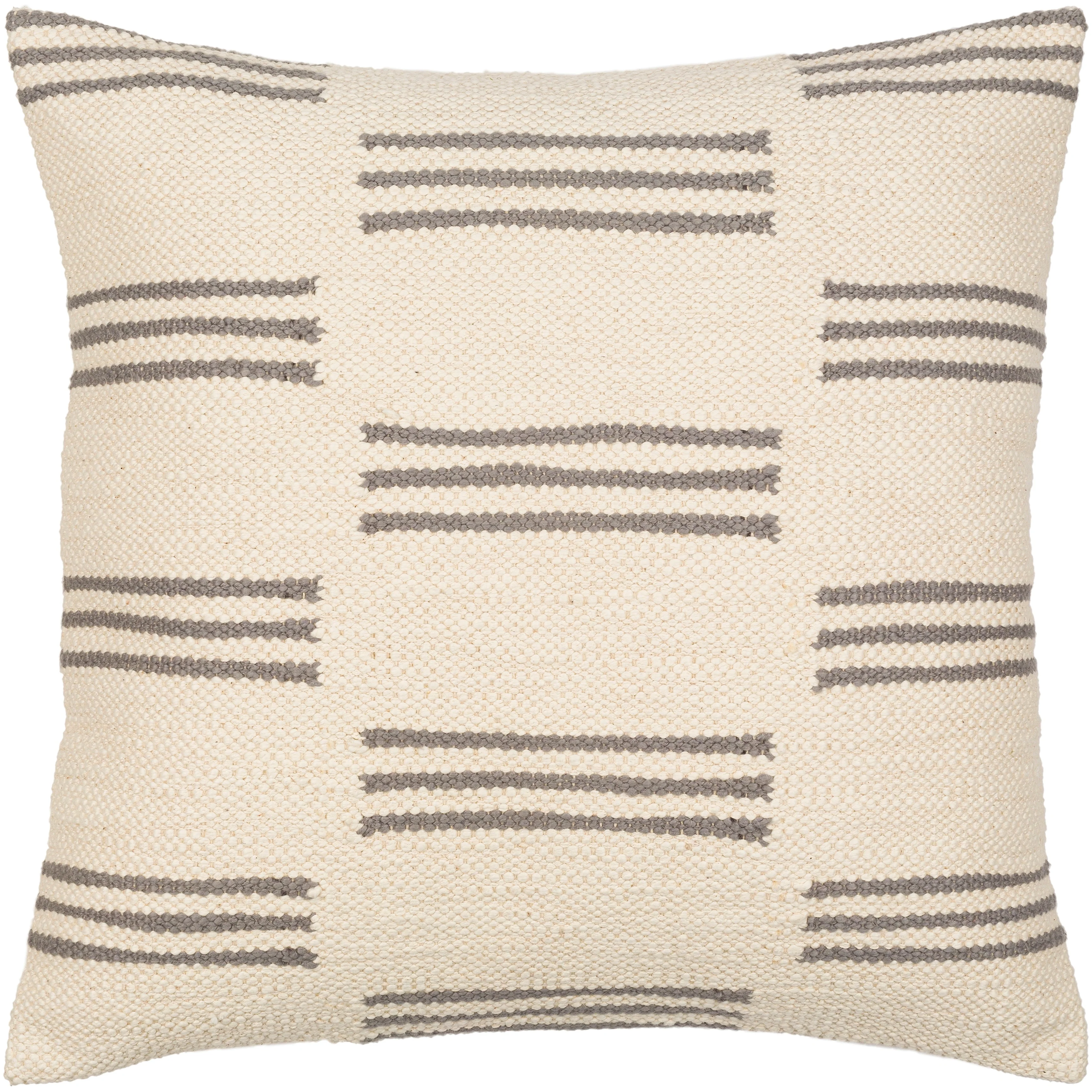 Stojko Modern Broken Stripe Throw Pillow