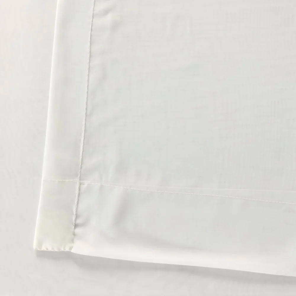 Exclusive Fabrics Voile Poly Sheer Curtain Panel Pair (2 Panels)
