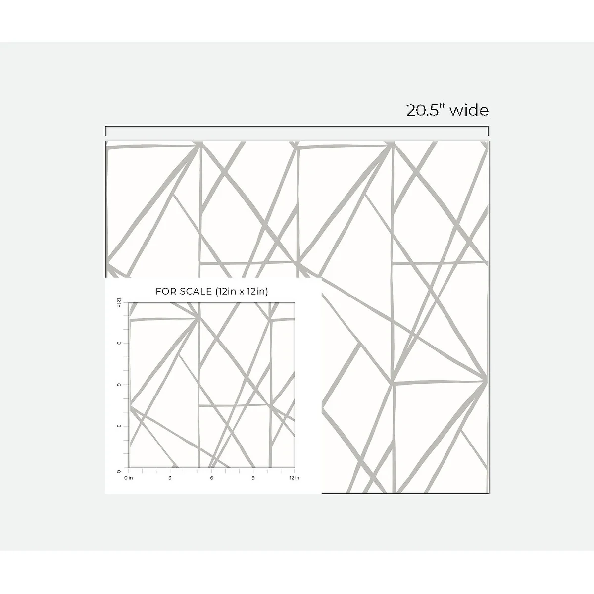 NextWall Quartz Geo Peel and Stick Wallpaper