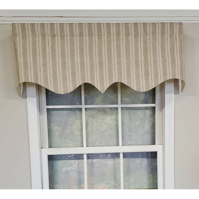 RLF Home Design Brunswick Stripe Regal Window Valance