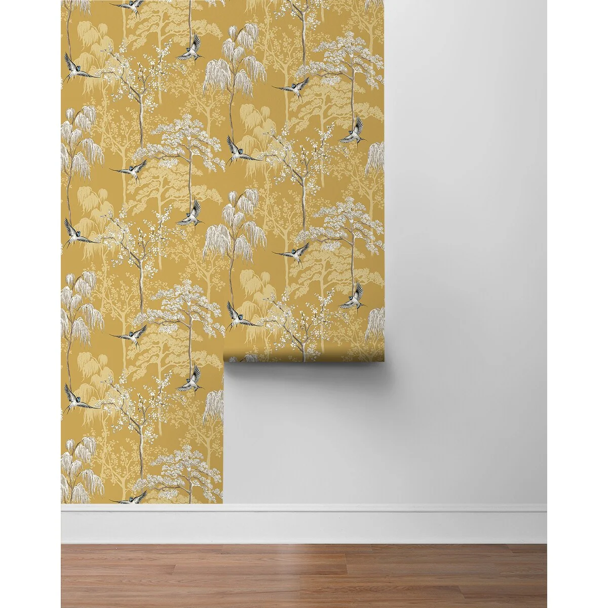 Arthouse Bird Garden Peel and Stick Wallpaper