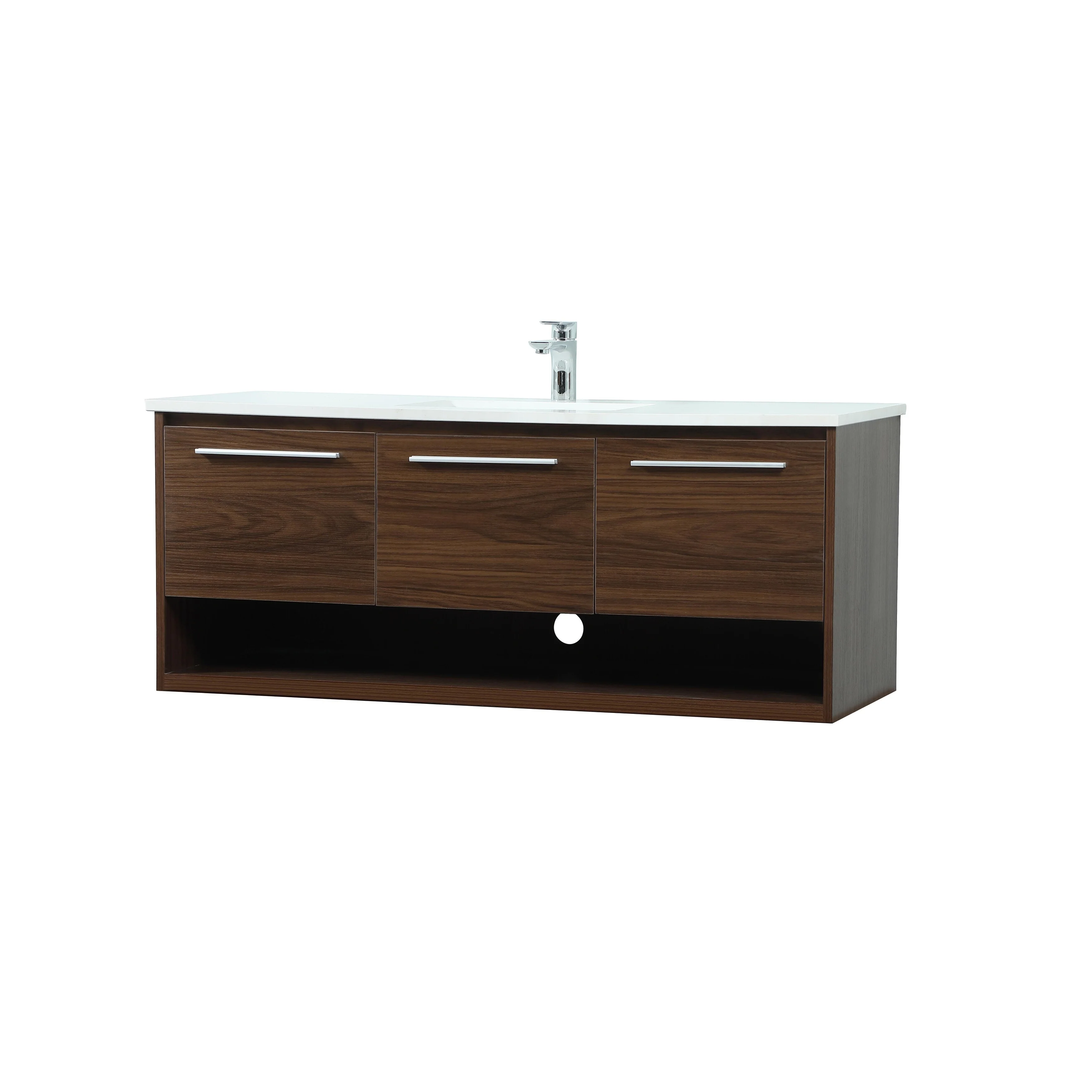 Brush 36 - 48 Inch Single Bathroom Vanity
