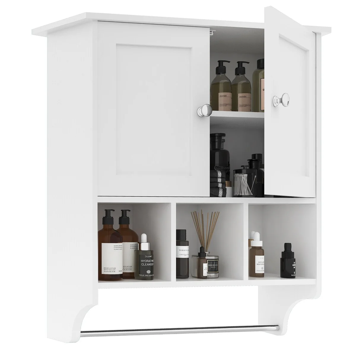 Medicine Cabinet, Wall Mounted Bathroom Storage Cabinet, Modern Bathroom Wall Cabinet