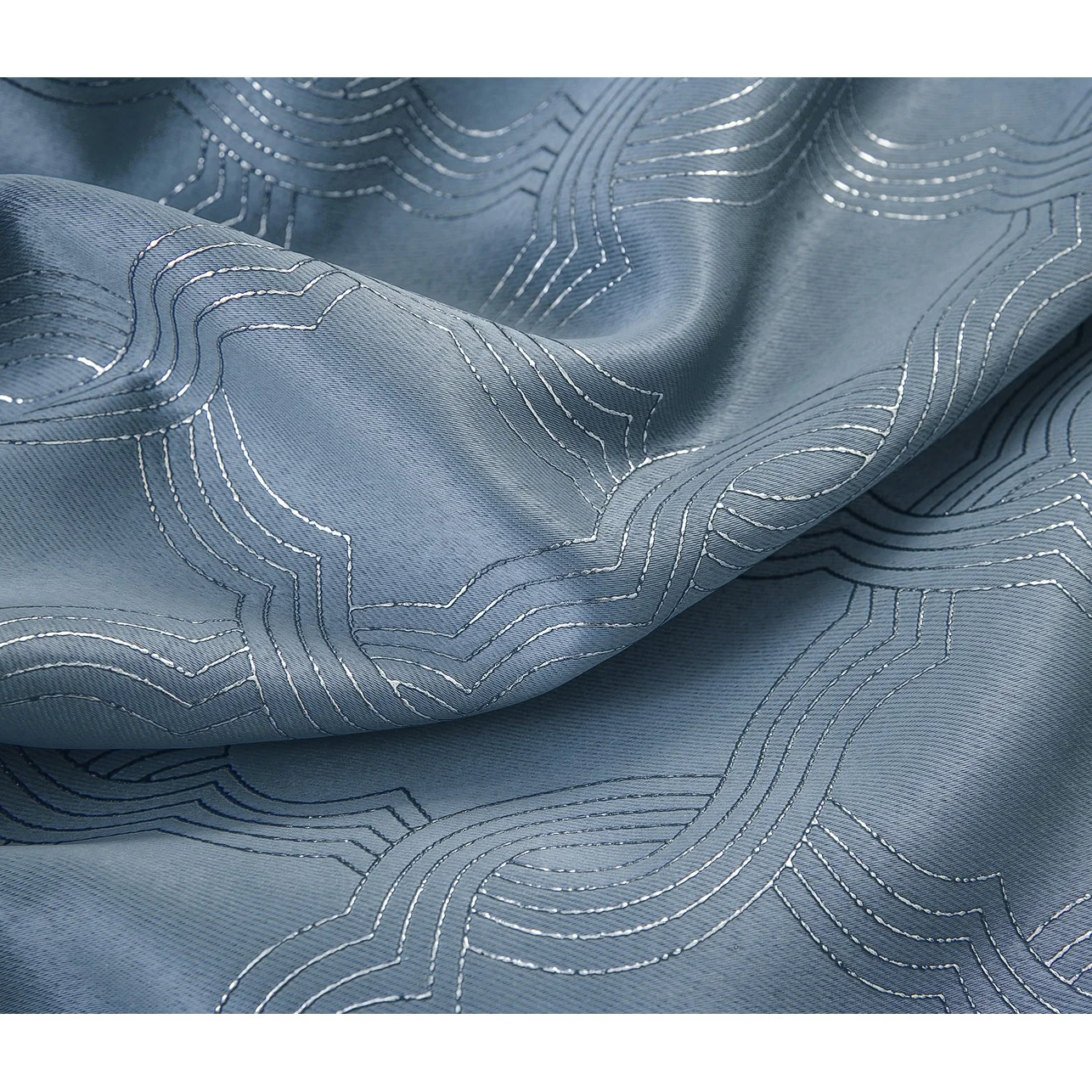 Jansen Geometric Blackout Window Curtain Panel 90 inches