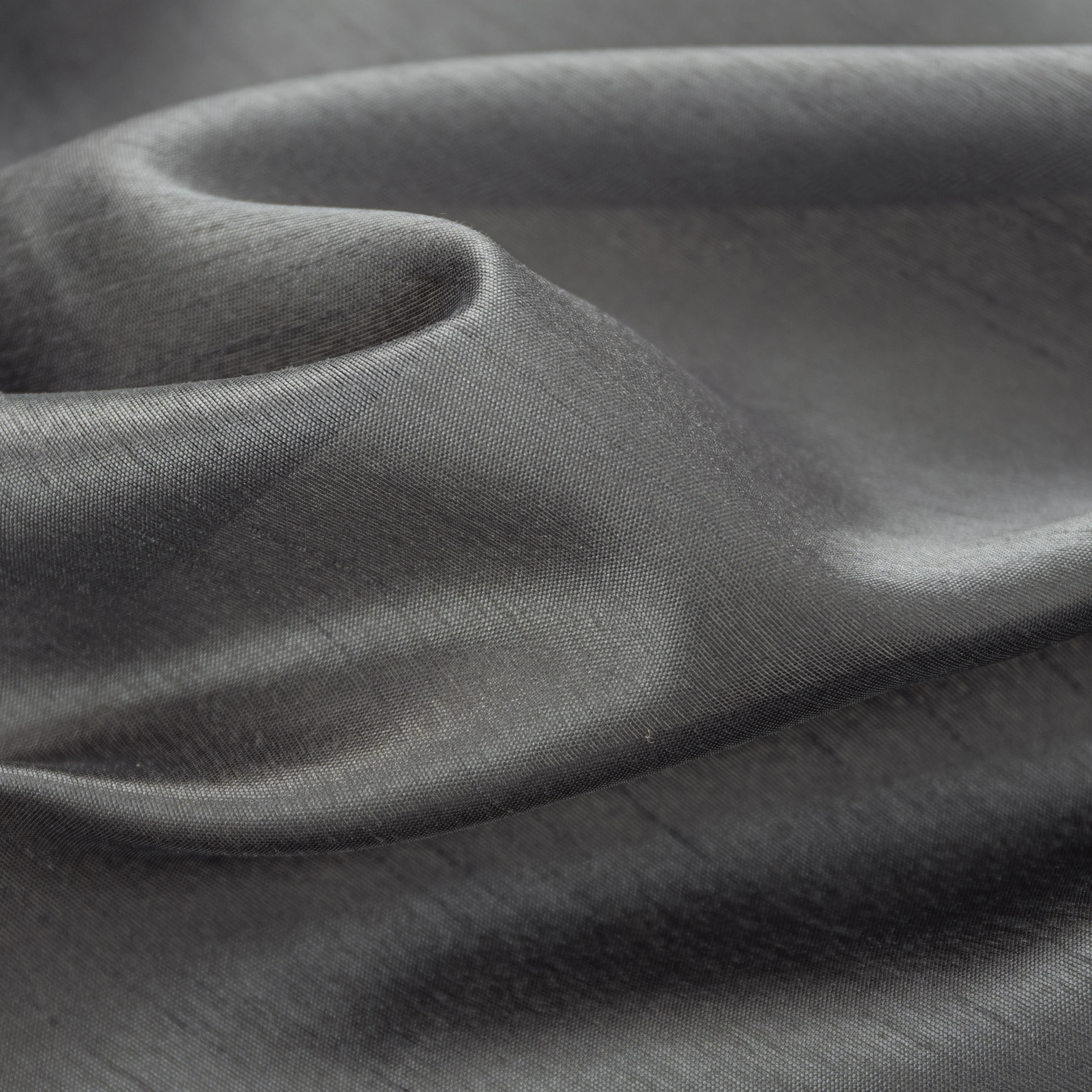 Nancy Faux Silk Window Curtain Panel Set