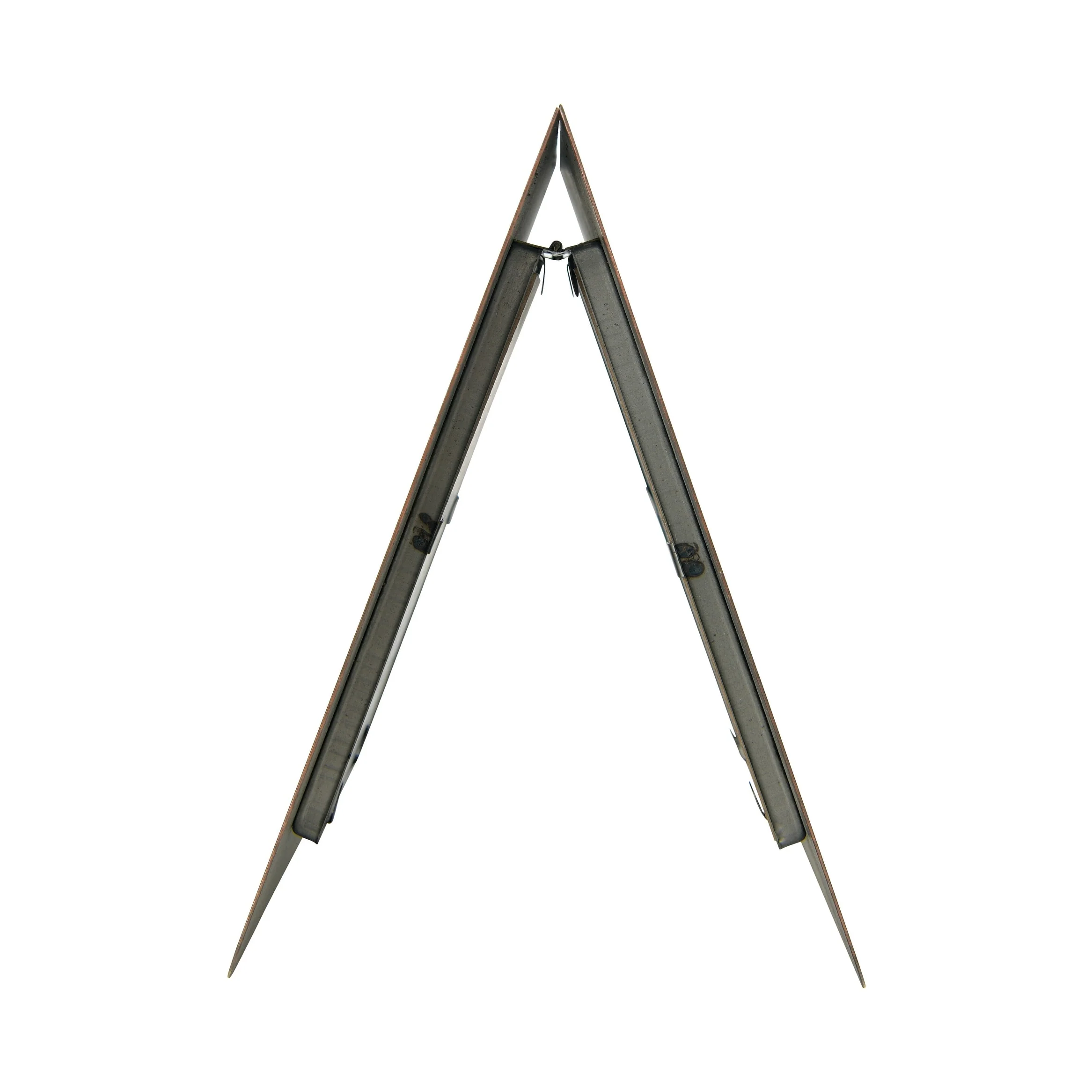 Galvanized 2-Sided Standing Picture Frame