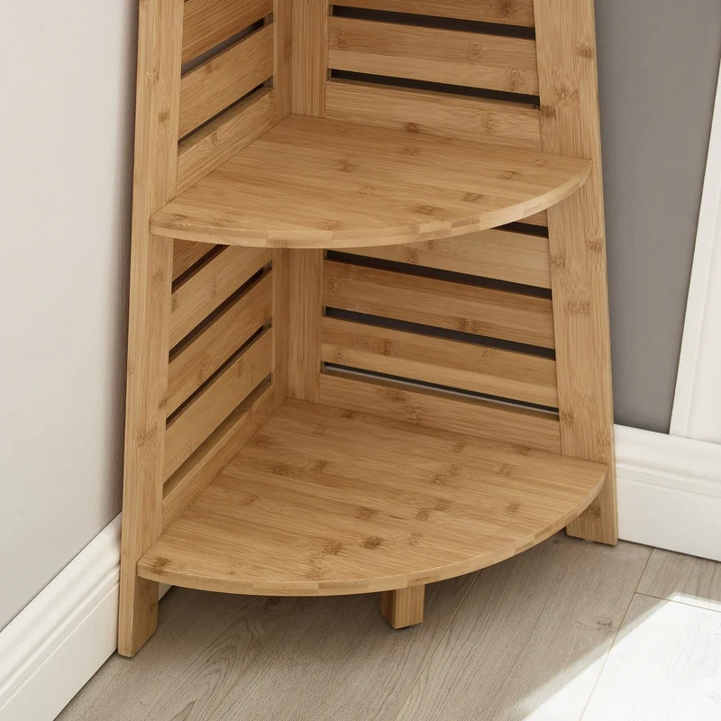 Bracken Bamboo Corner Shelf