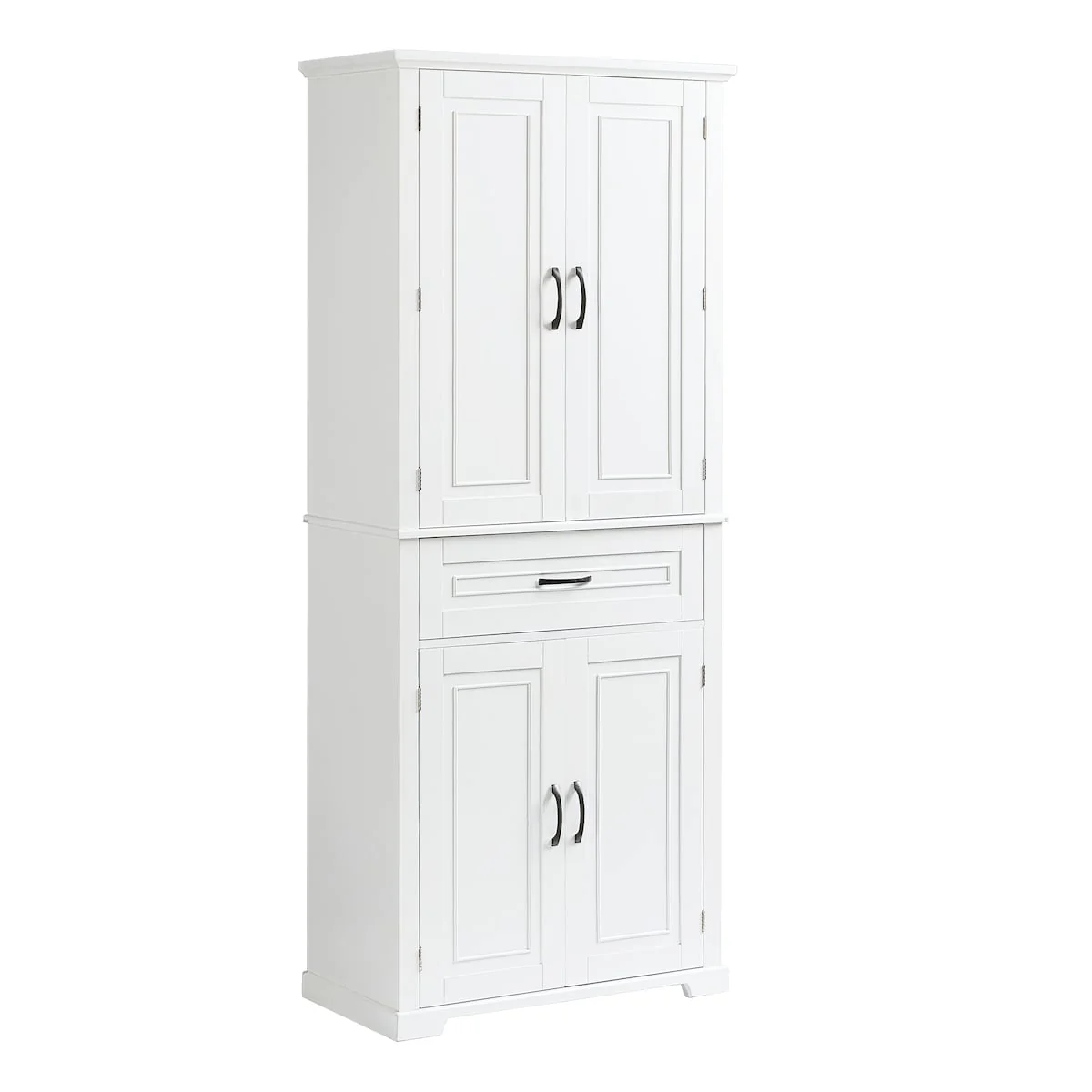 Bathroom Storage Cabinet with Doors and Drawer, Multiple Storage Space, Adjustable Shelf