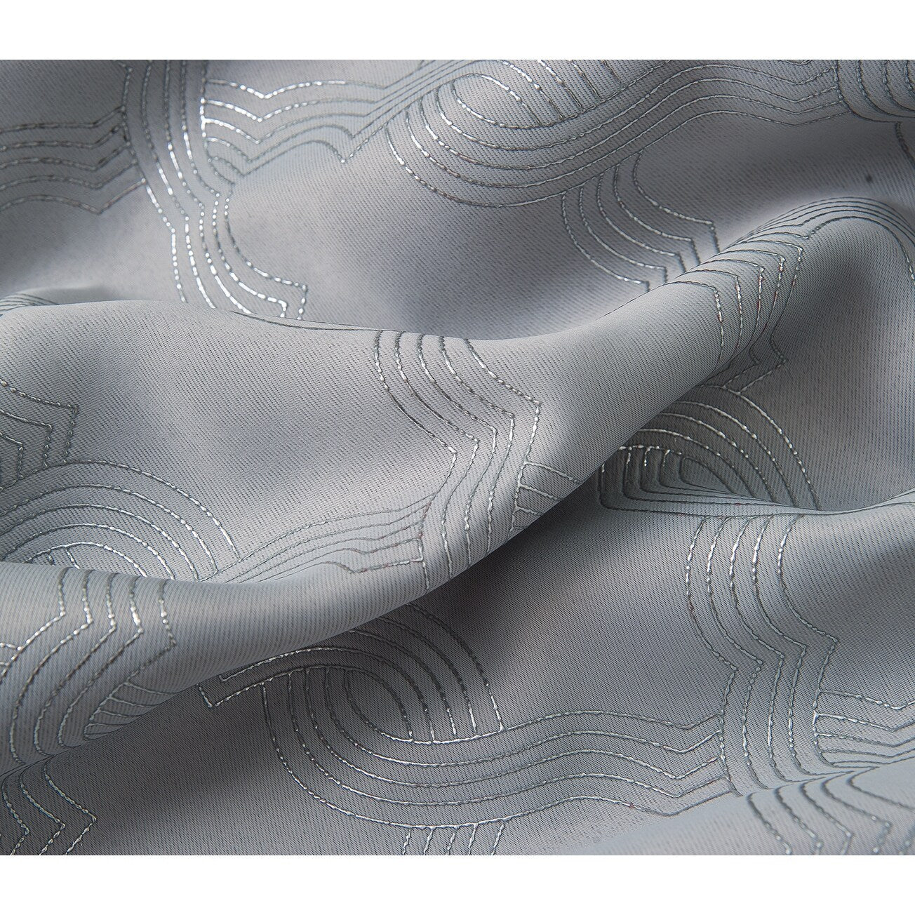 Jansen Geometric Blackout Window Curtain Panel 90 inches