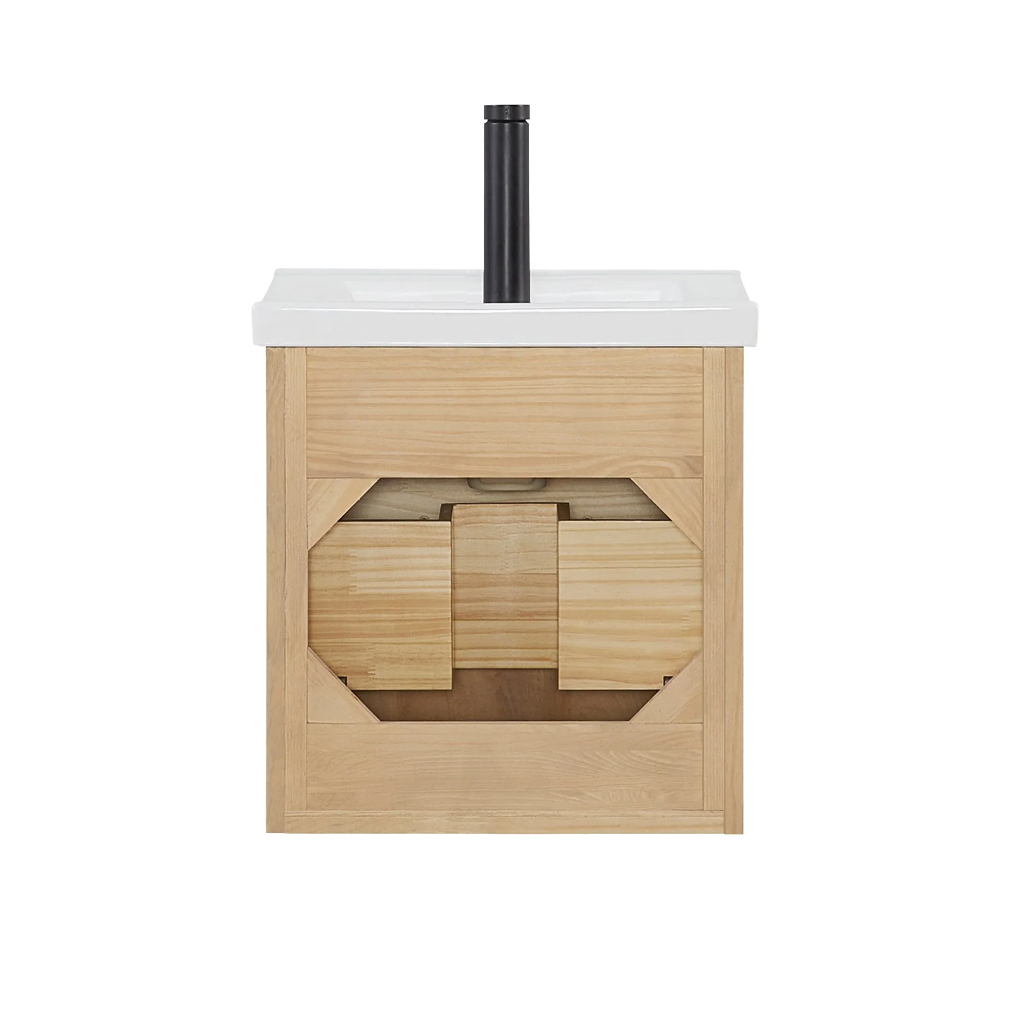 Manila Floating Bath Vanity with Ceramic Basin Top without Mirror