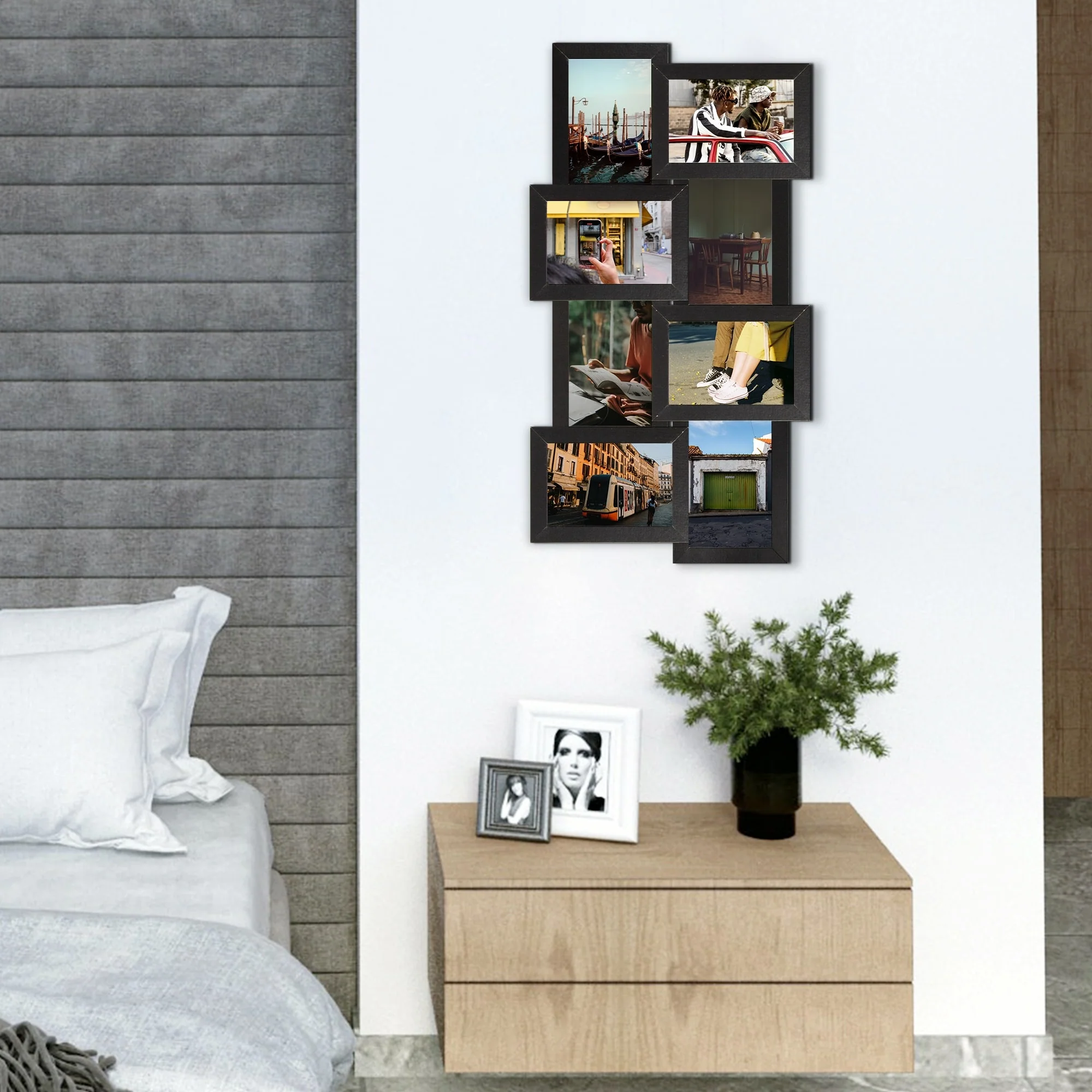 Gallery Design Photo Frame - Elegant Black PVC Frame for Memorable Displays