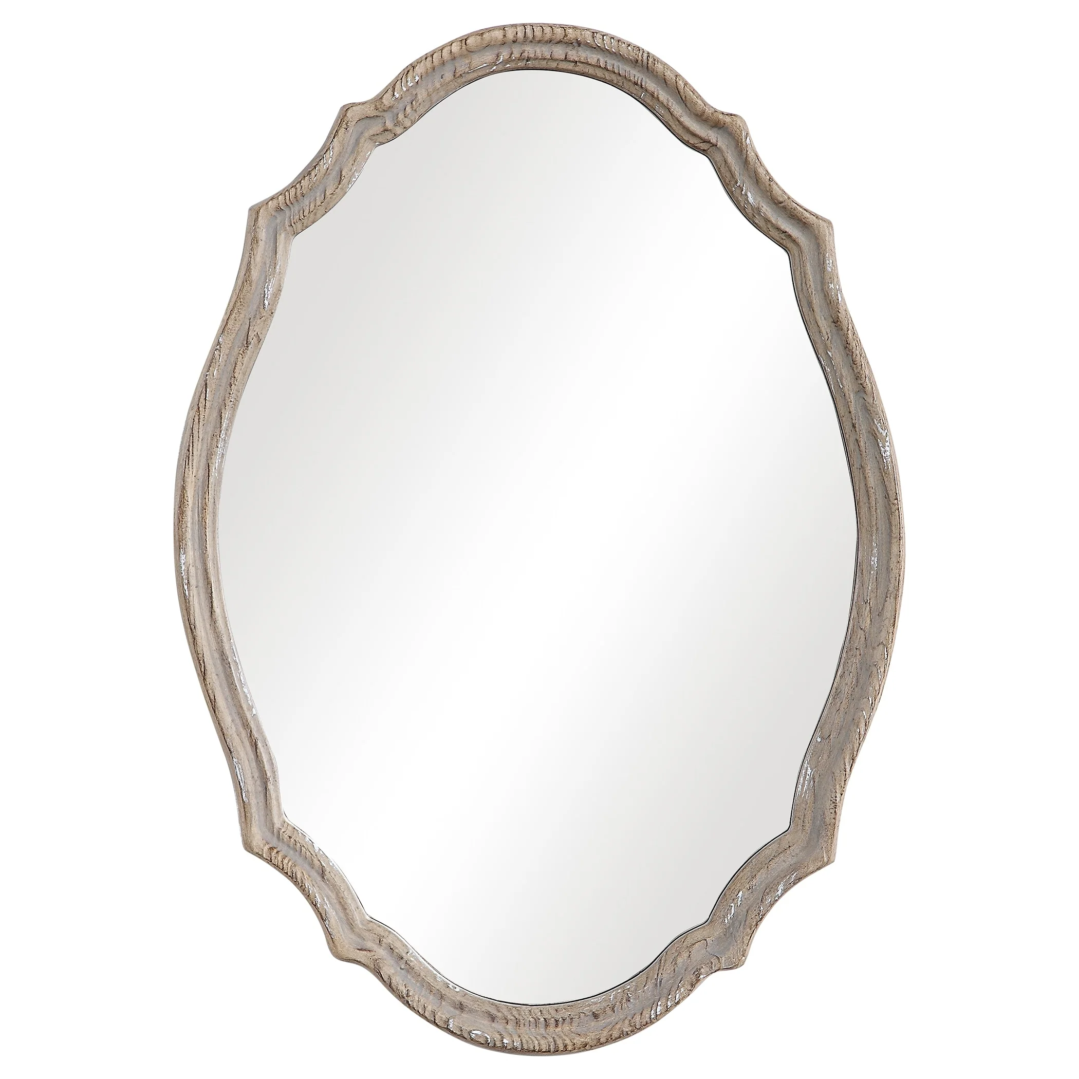 Porch & Den Arabesque Decorative Oval Wall Mirror by Grace Feyock