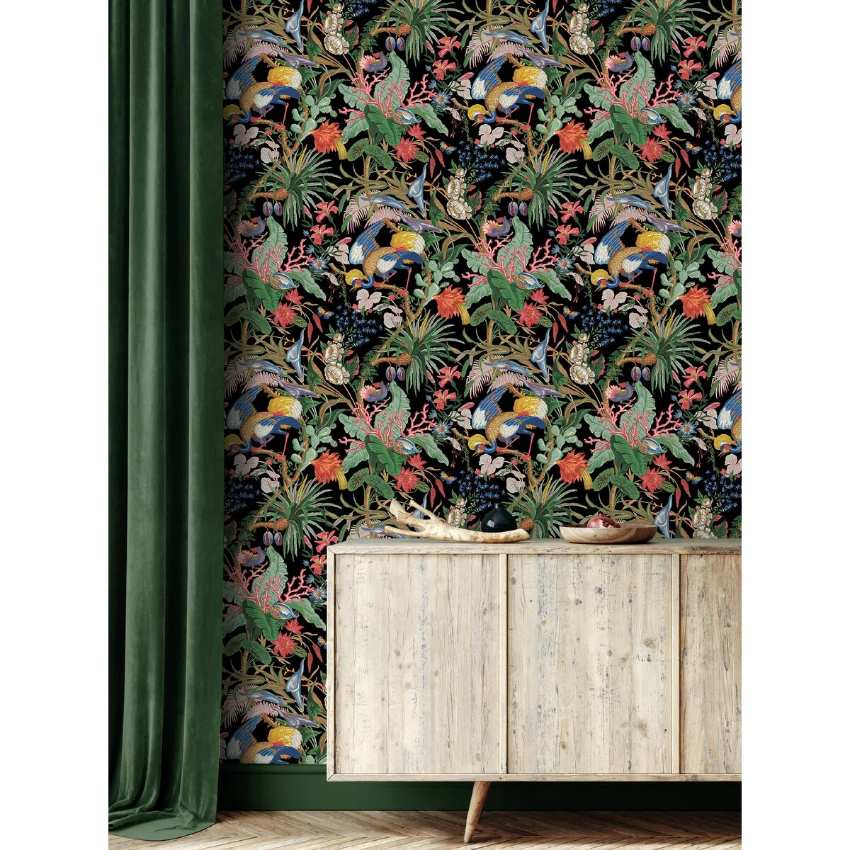 NextWall Tropical Canopy Peel and Stick Wallpaper