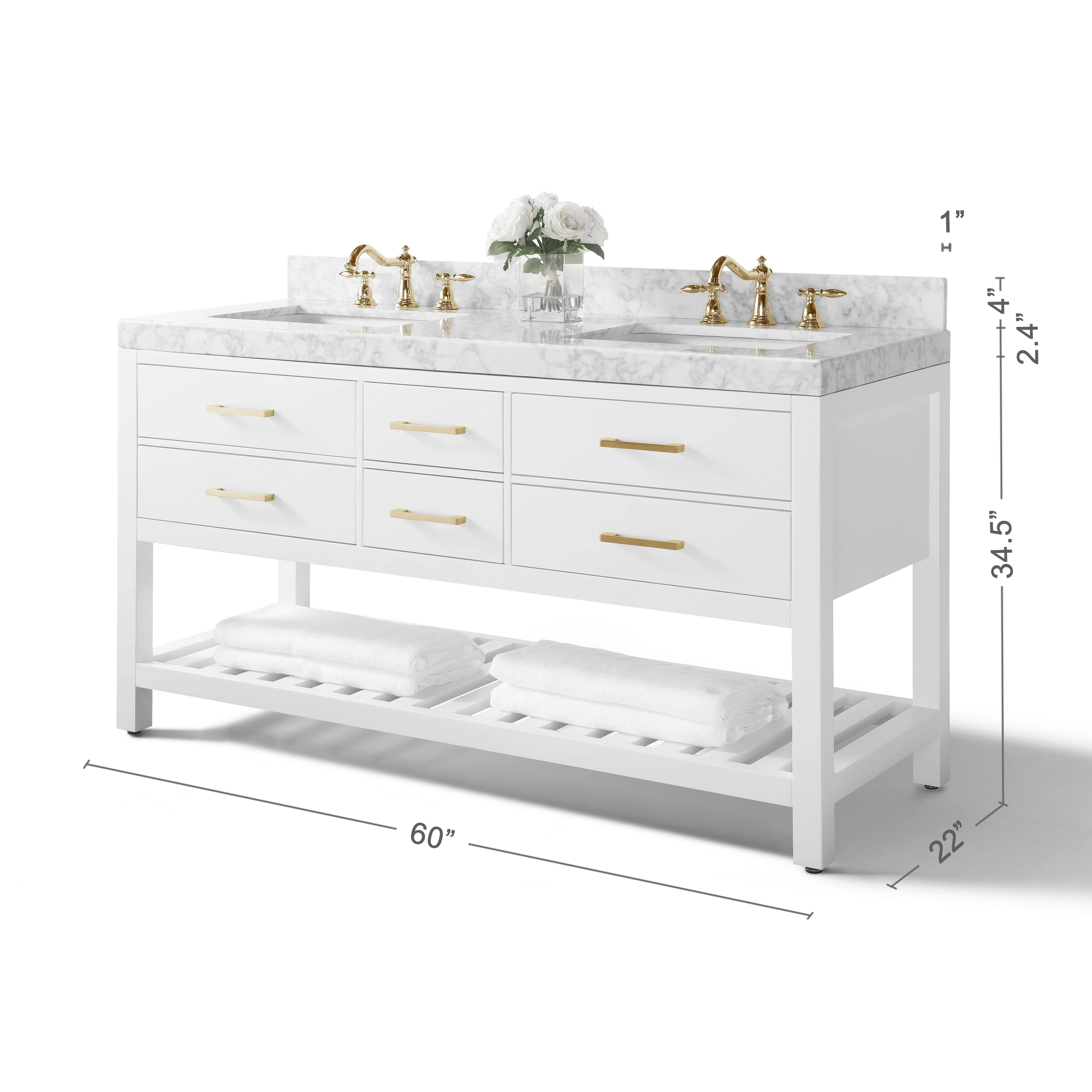 Ancerre Designs Elizabeth Bathroom Vanity Set