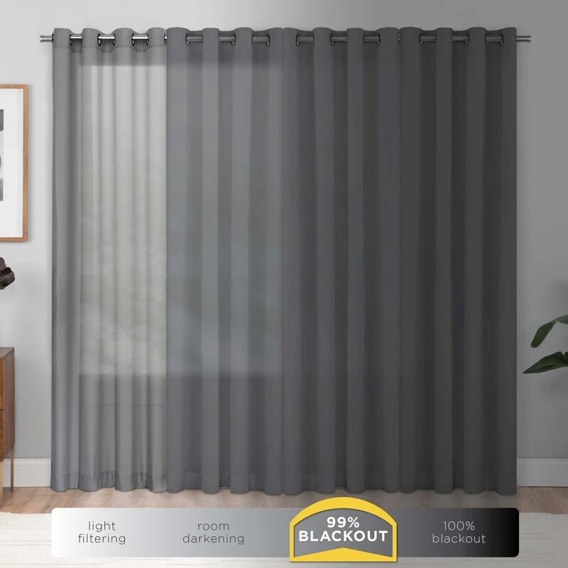 Eclipse My Scene Thermaback Blackout Macklin Curtain Panel