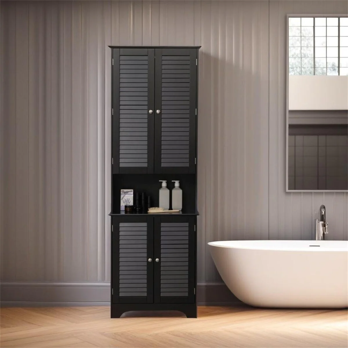 Tall Narrow Bathroom Storage Cabinet