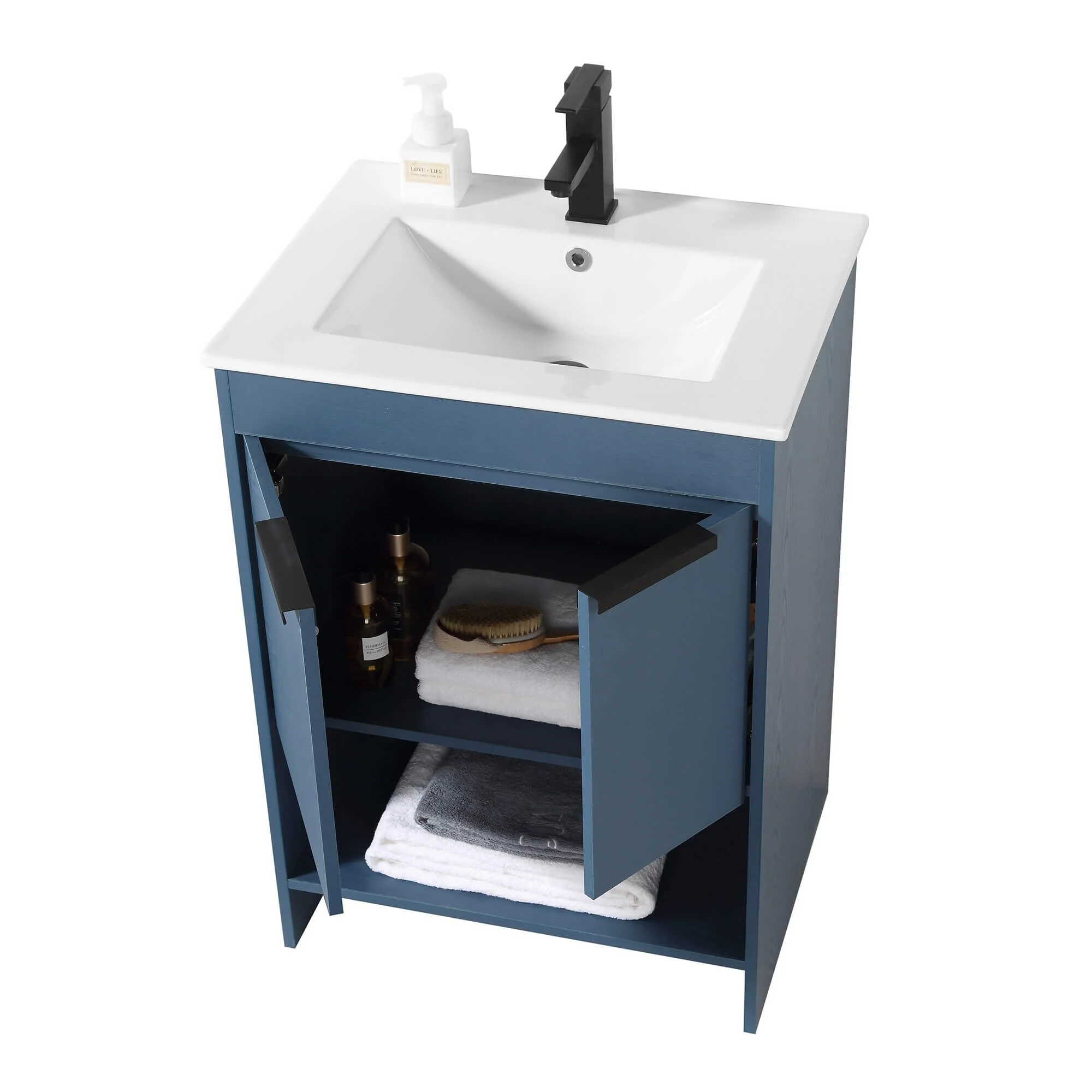 Fine Fixtures Phoenix Bathroom Vanity with Sink - Full Assembly Required