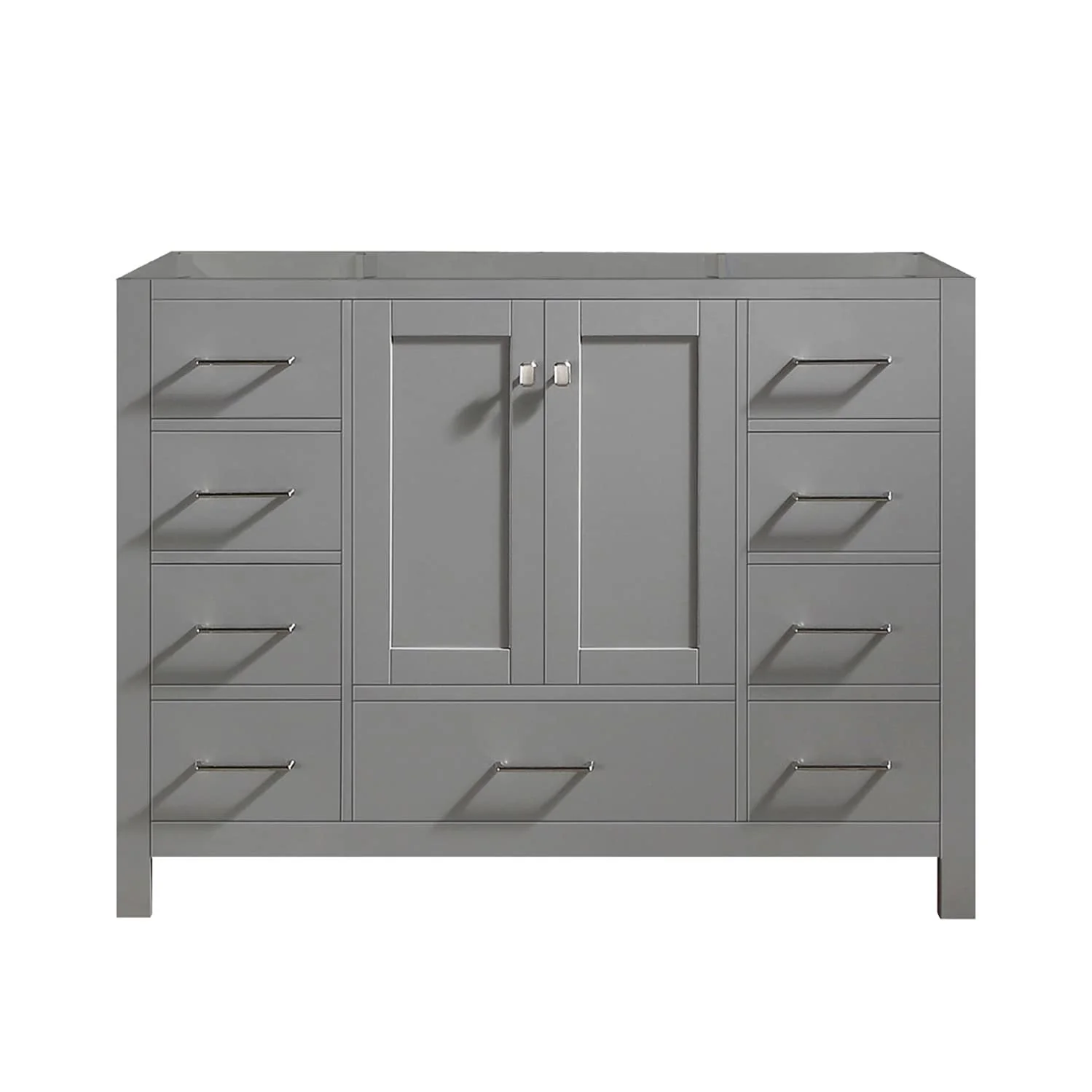 Prismosaic 48 in. Lunar Gray Vanity with Countertop & Splash, Single Sink