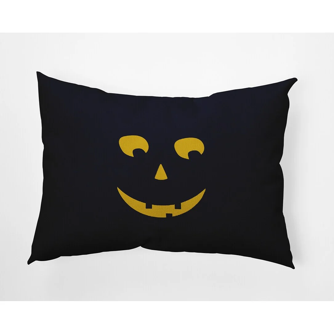 Halloween JackoLanternLeft Accent Pillow