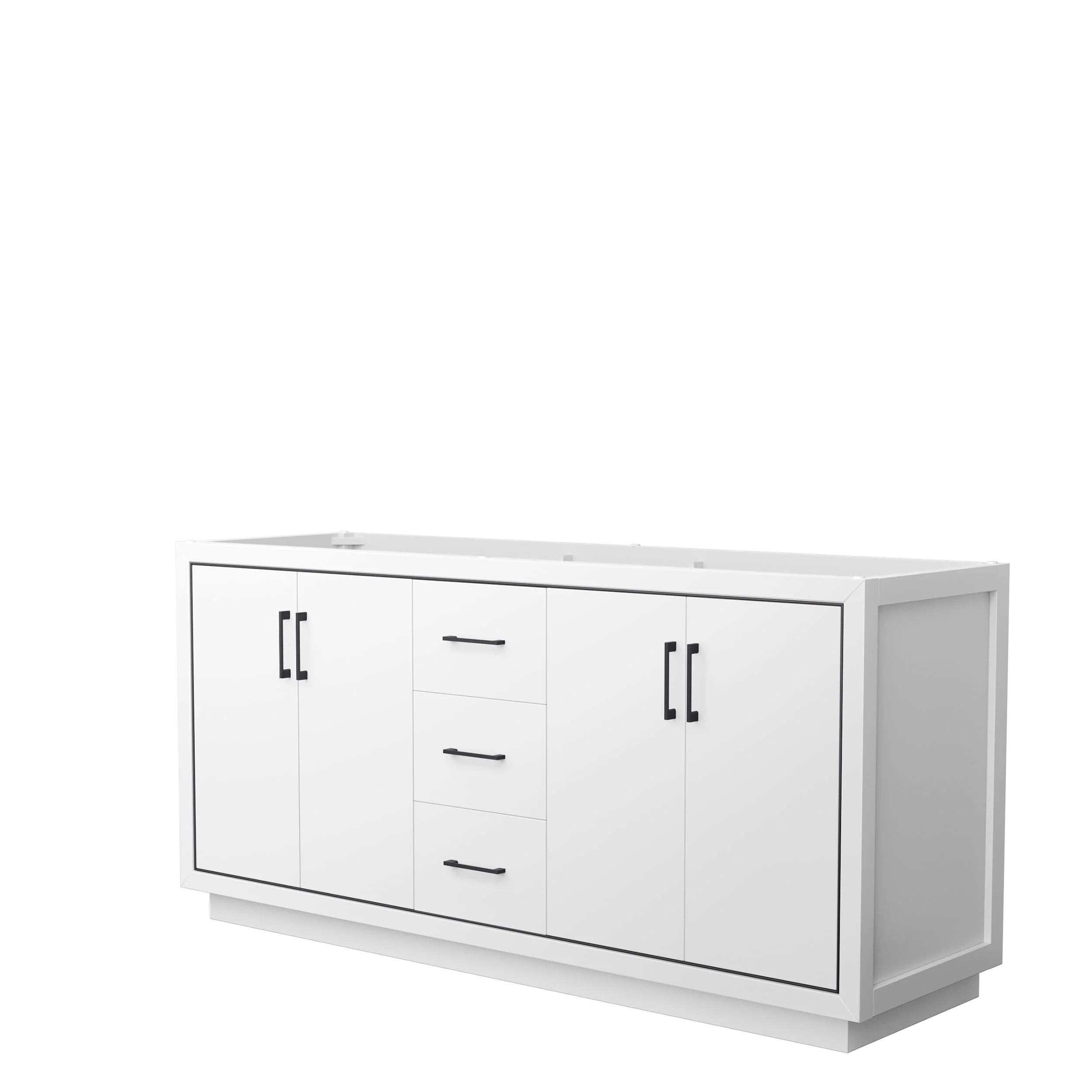 Icon Double Bathroom Vanity Cabinet, No Mirror