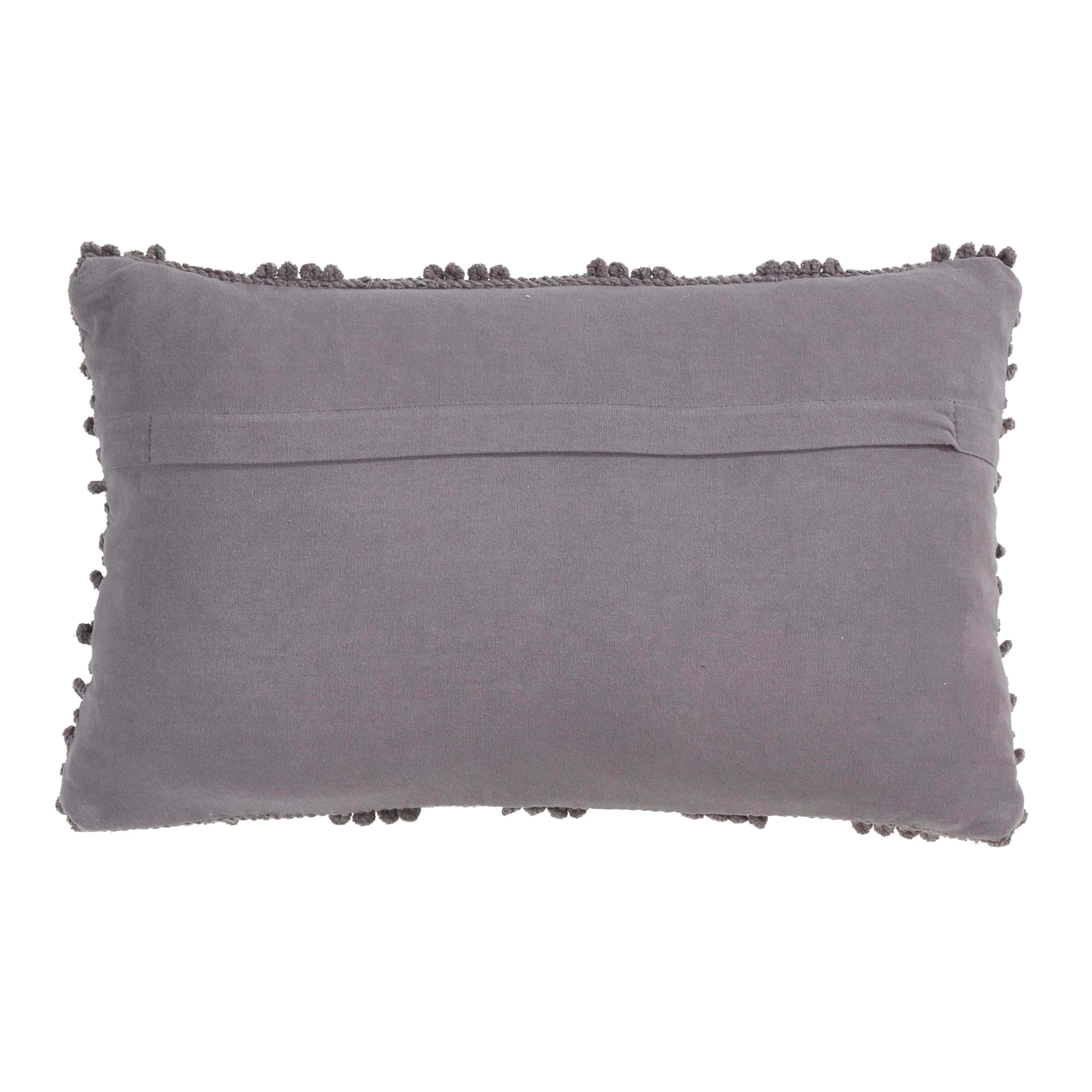 Nubby Design Down Filled Throw Pillow